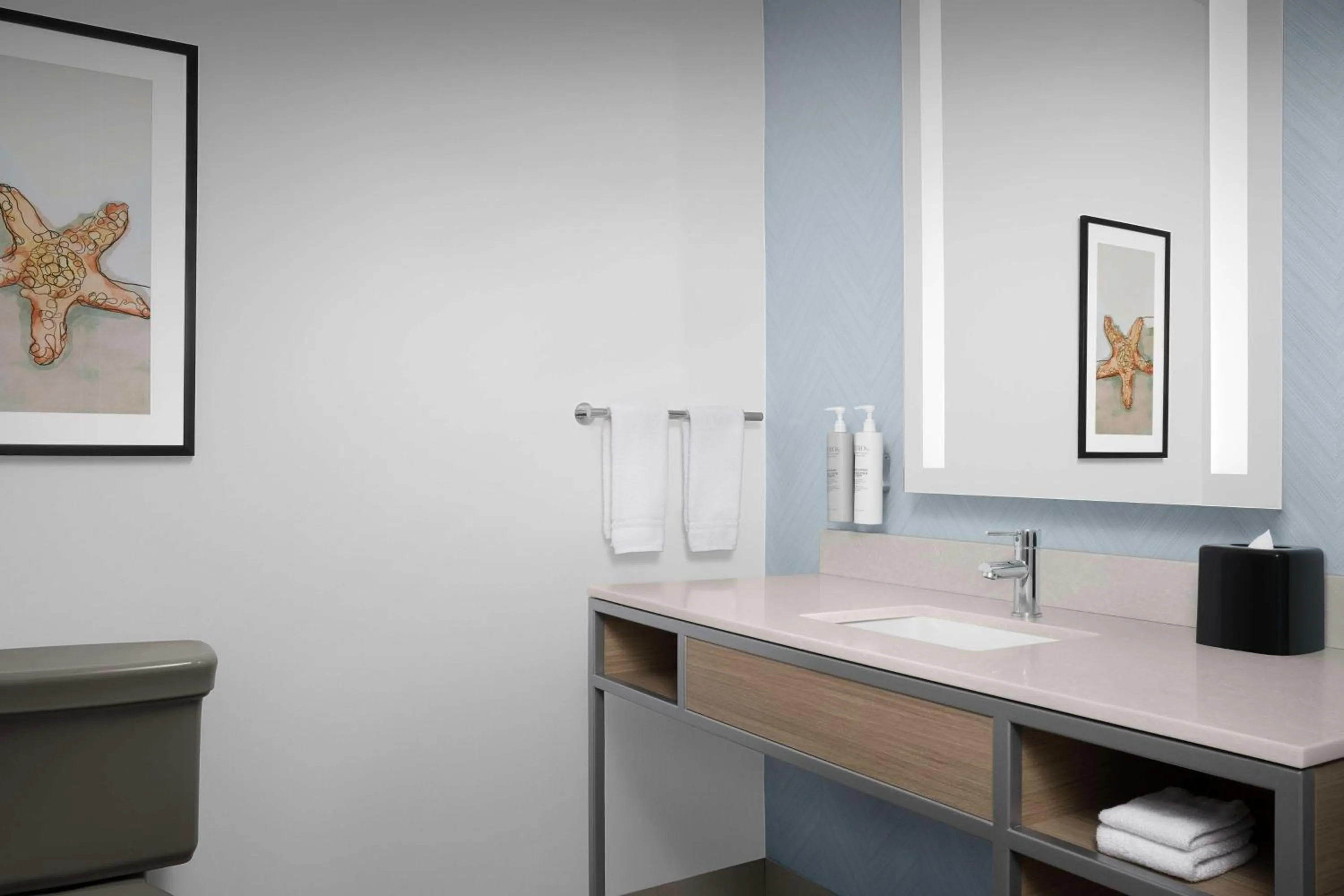 Bathroom in Hilton Garden Inn Jacksonville Downtown Southbank