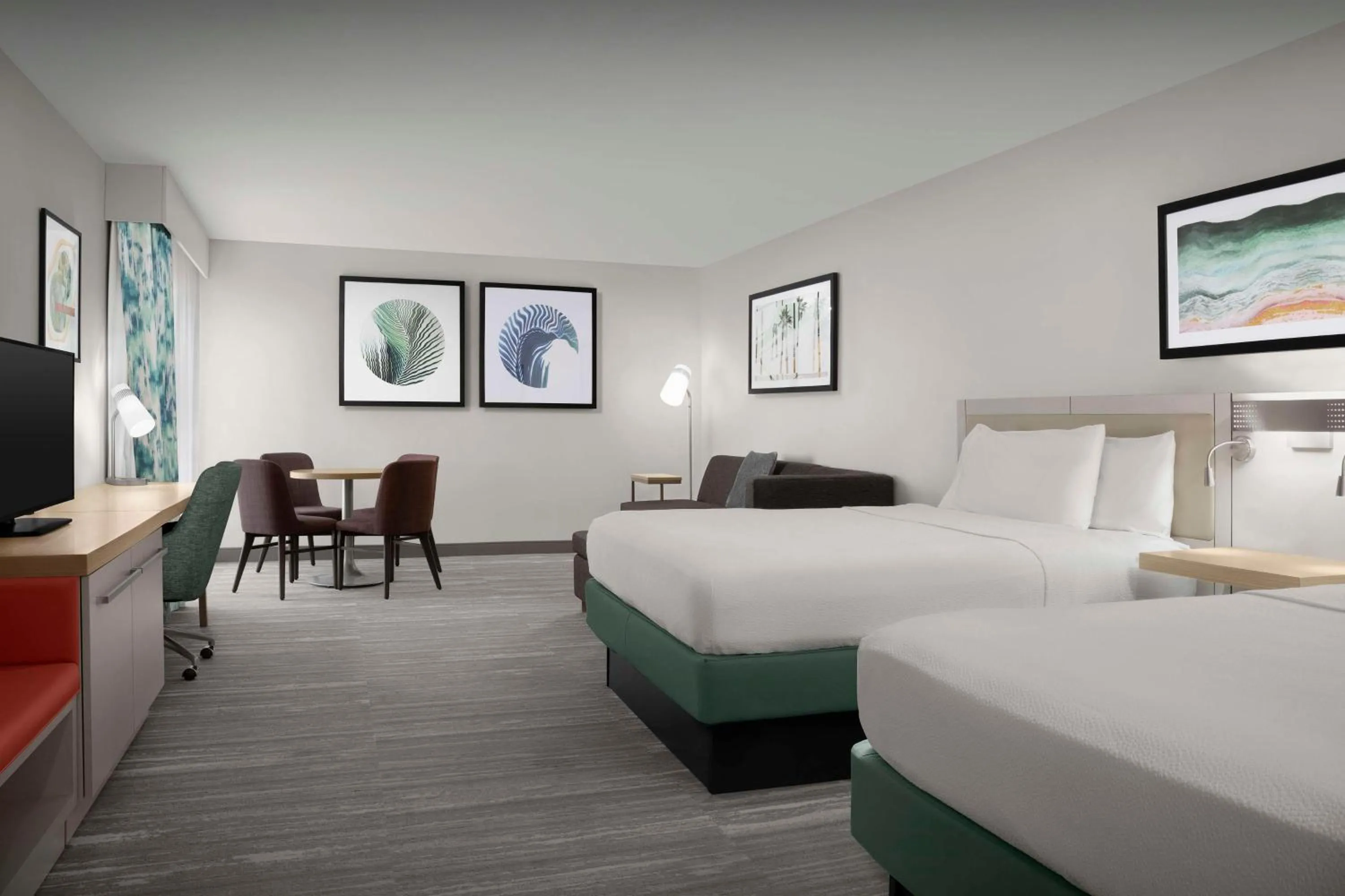 Bed in Hilton Garden Inn Jacksonville Downtown Southbank