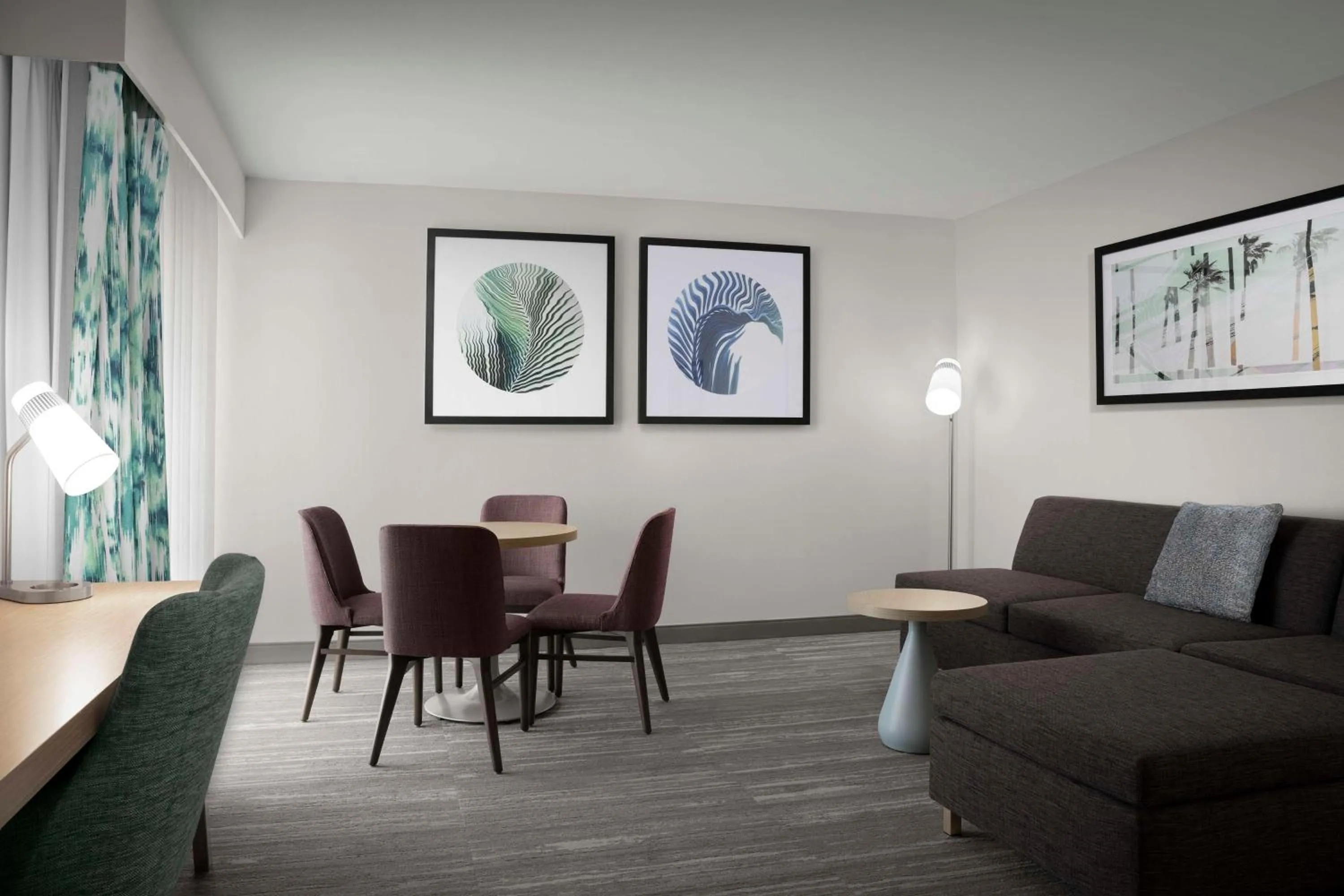 Living room in Hilton Garden Inn Jacksonville Downtown Southbank