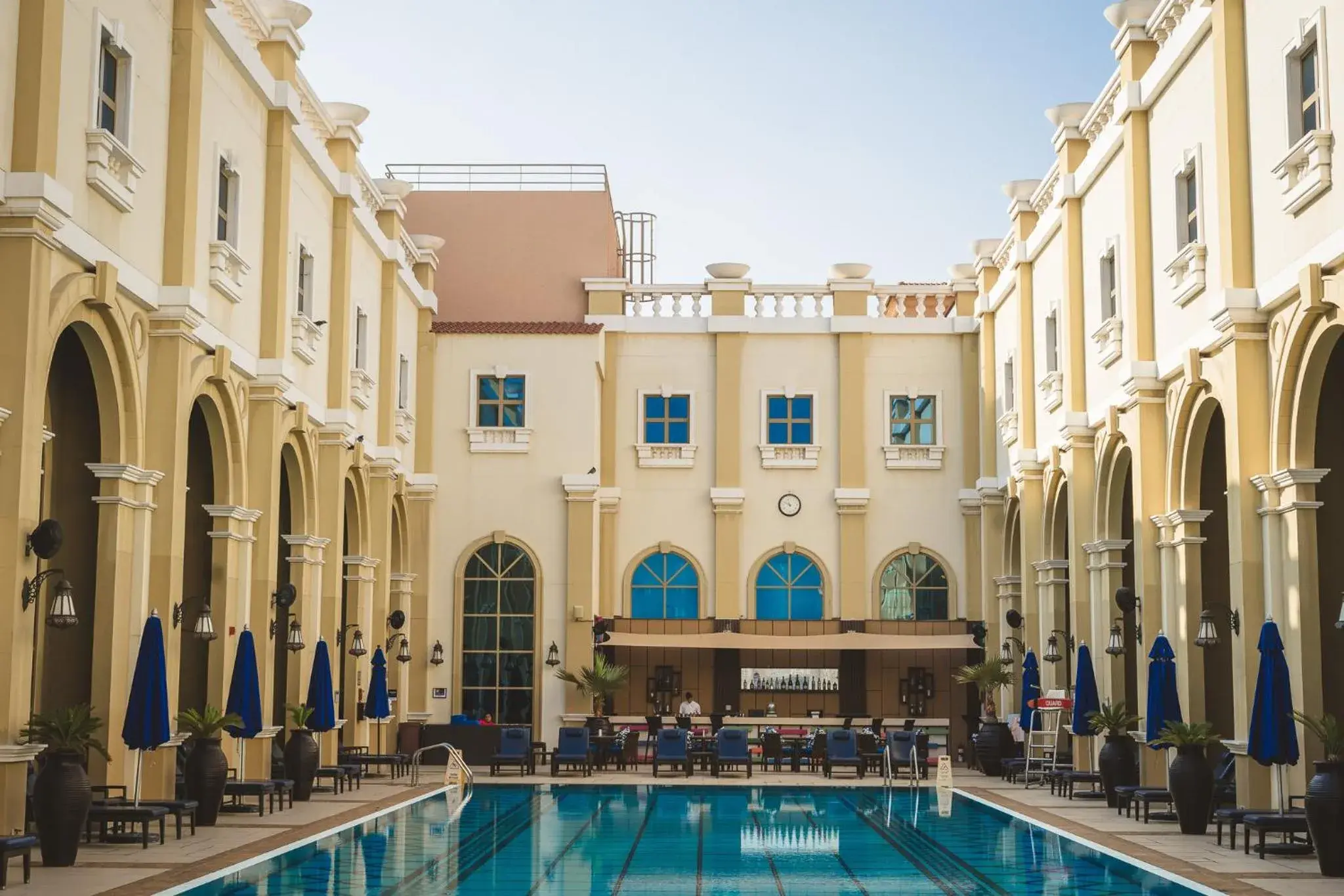 Swimming pool in Oaks Ibn Battuta Gate Dubai Swimming pool in Oaks Ibn Battuta Gate Dubai
