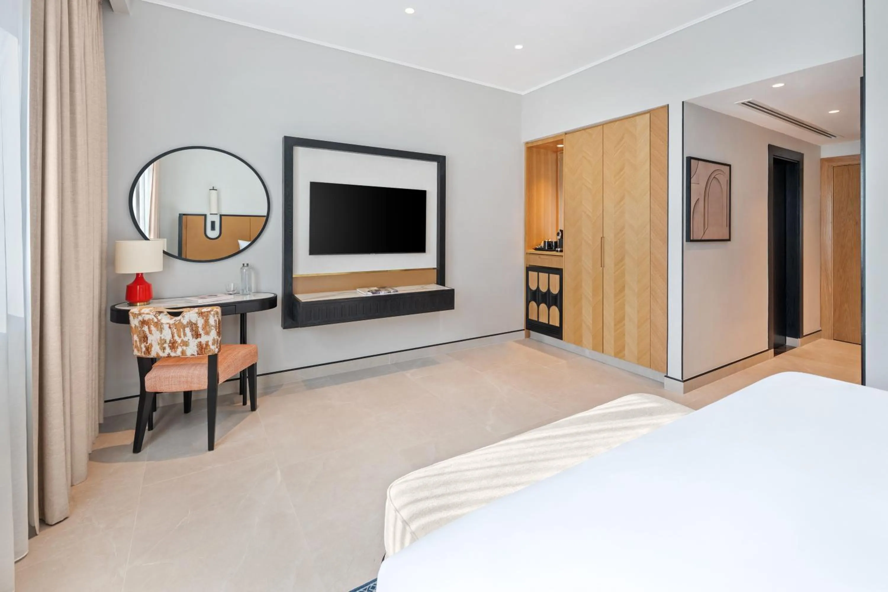 Bedroom, Bed in Oaks Ibn Battuta Gate Dubai