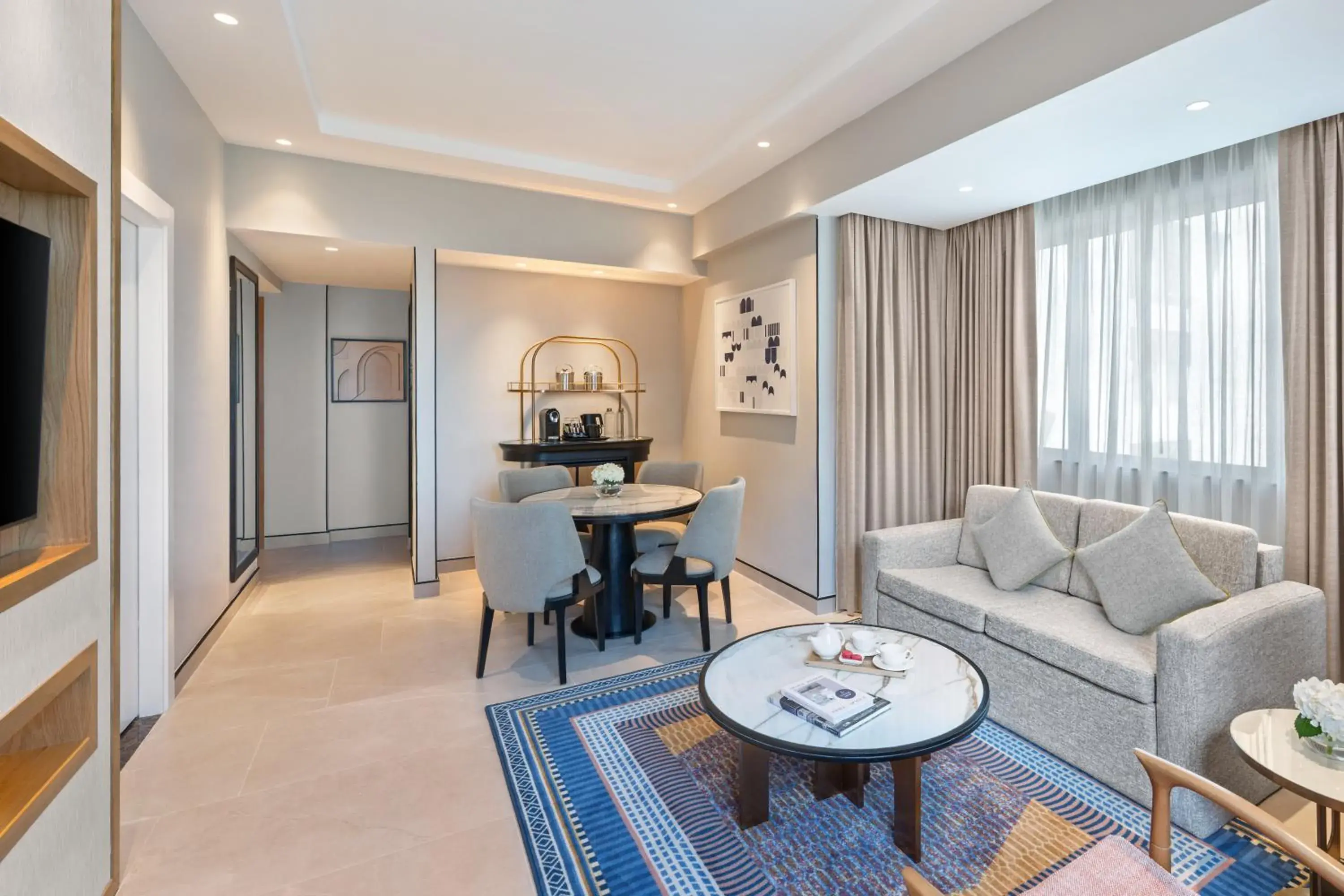 Living room in Oaks Ibn Battuta Gate Dubai Living room in Oaks Ibn Battuta Gate Dubai