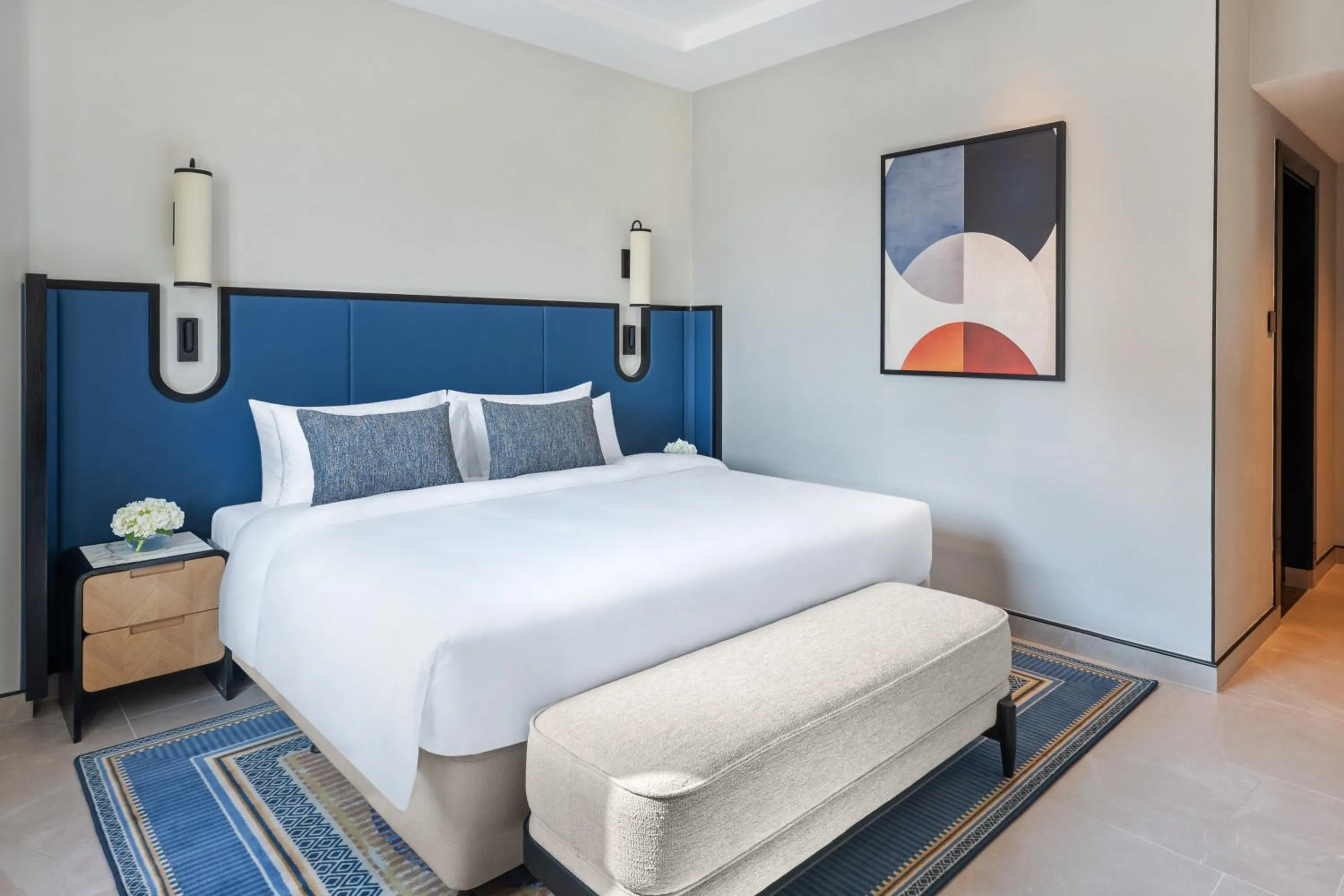 Bed in Oaks Ibn Battuta Gate Dubai