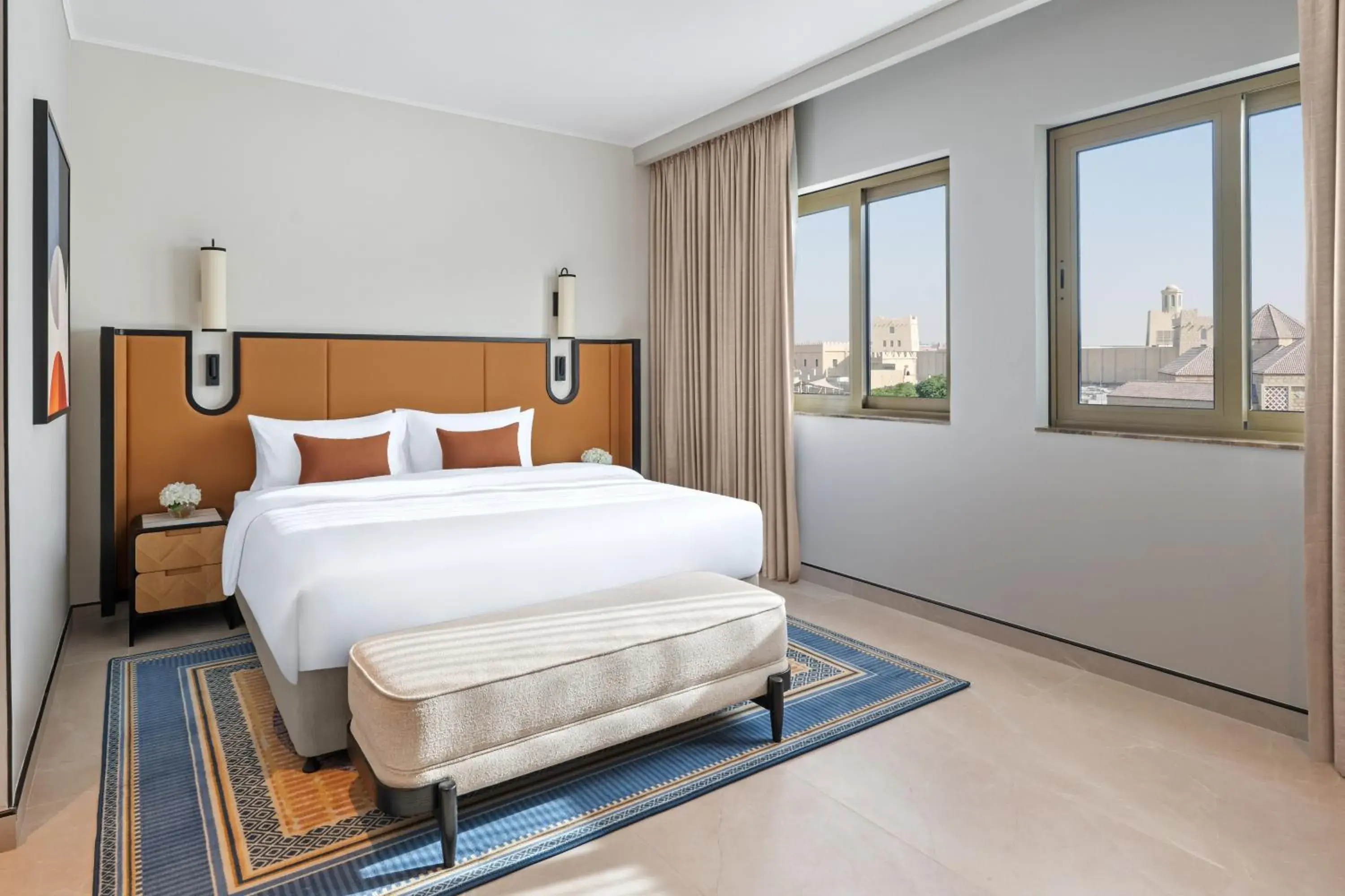 Bedroom, Bed in Oaks Ibn Battuta Gate Dubai Bedroom, Bed in Oaks Ibn Battuta Gate Dubai