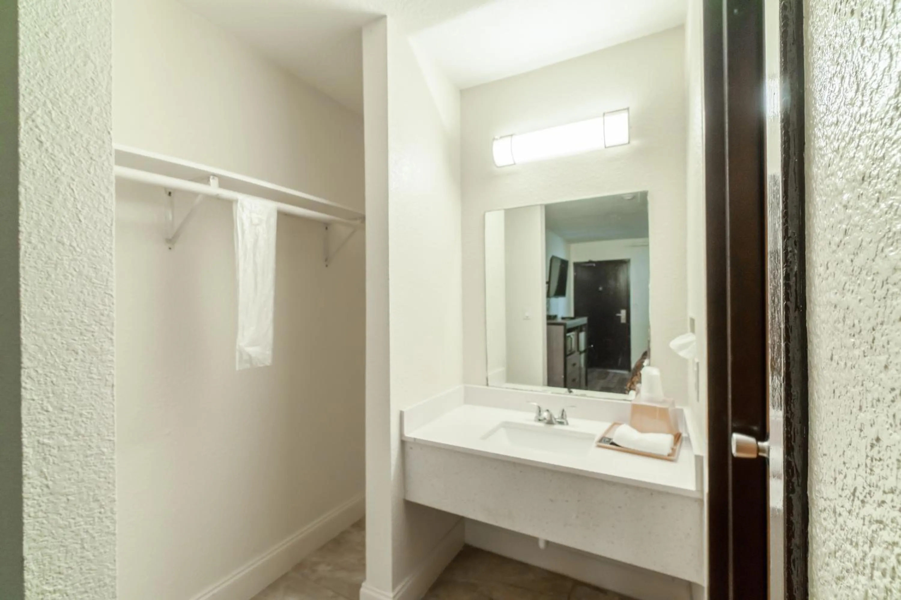 Bathroom in OYO Hotel Houston N Fm-1960 Champions TX