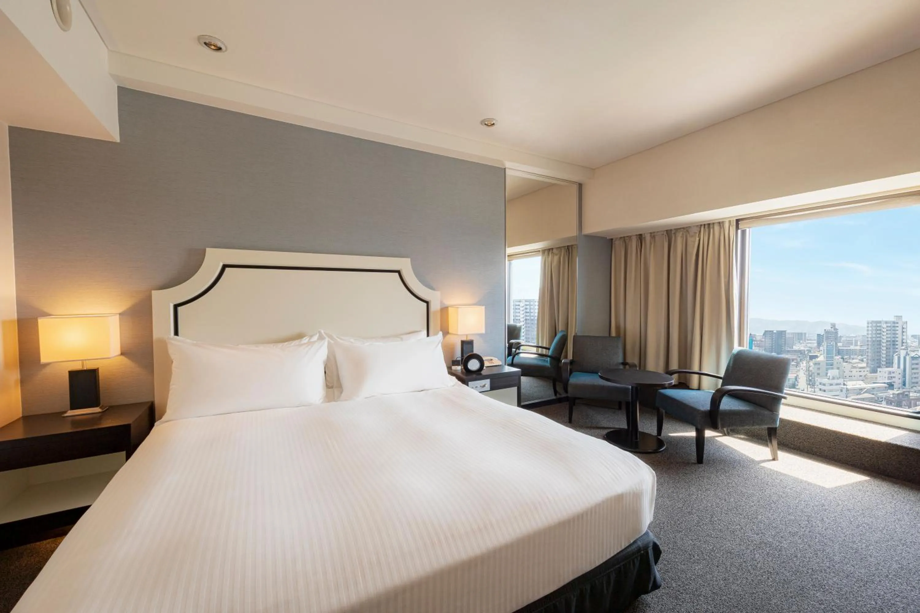 Photo of the whole room, Bed in ANA Crowne Plaza Kumamoto New Sky by IHG