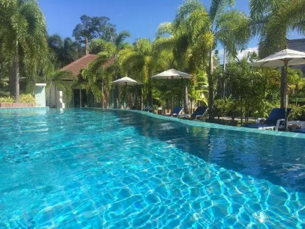 Swimming pool in PS Hill Resort Phuket Patong - SHA Plus Swimming pool in PS Hill Resort Phuket Patong - SHA Plus