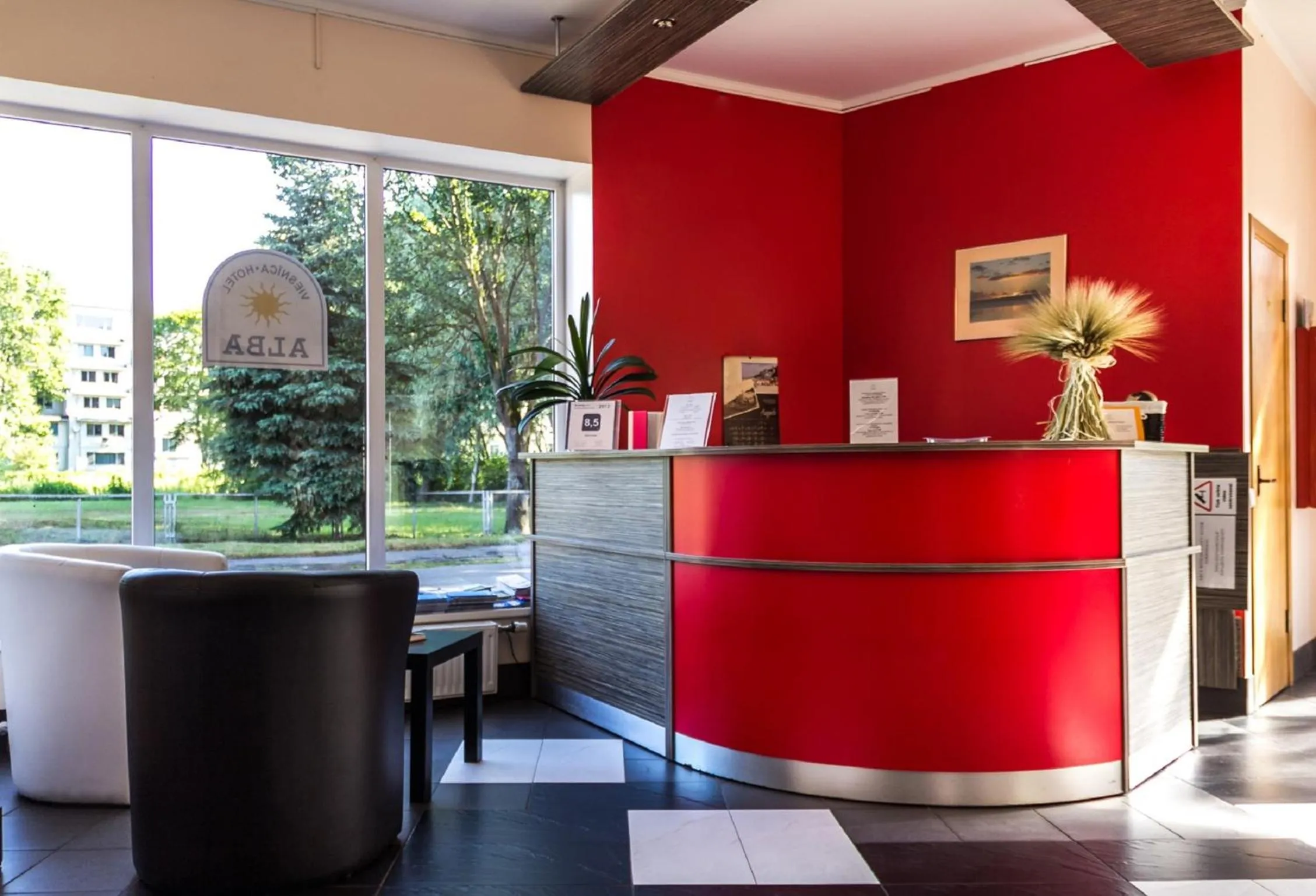 Lobby or reception in Alba Hotel