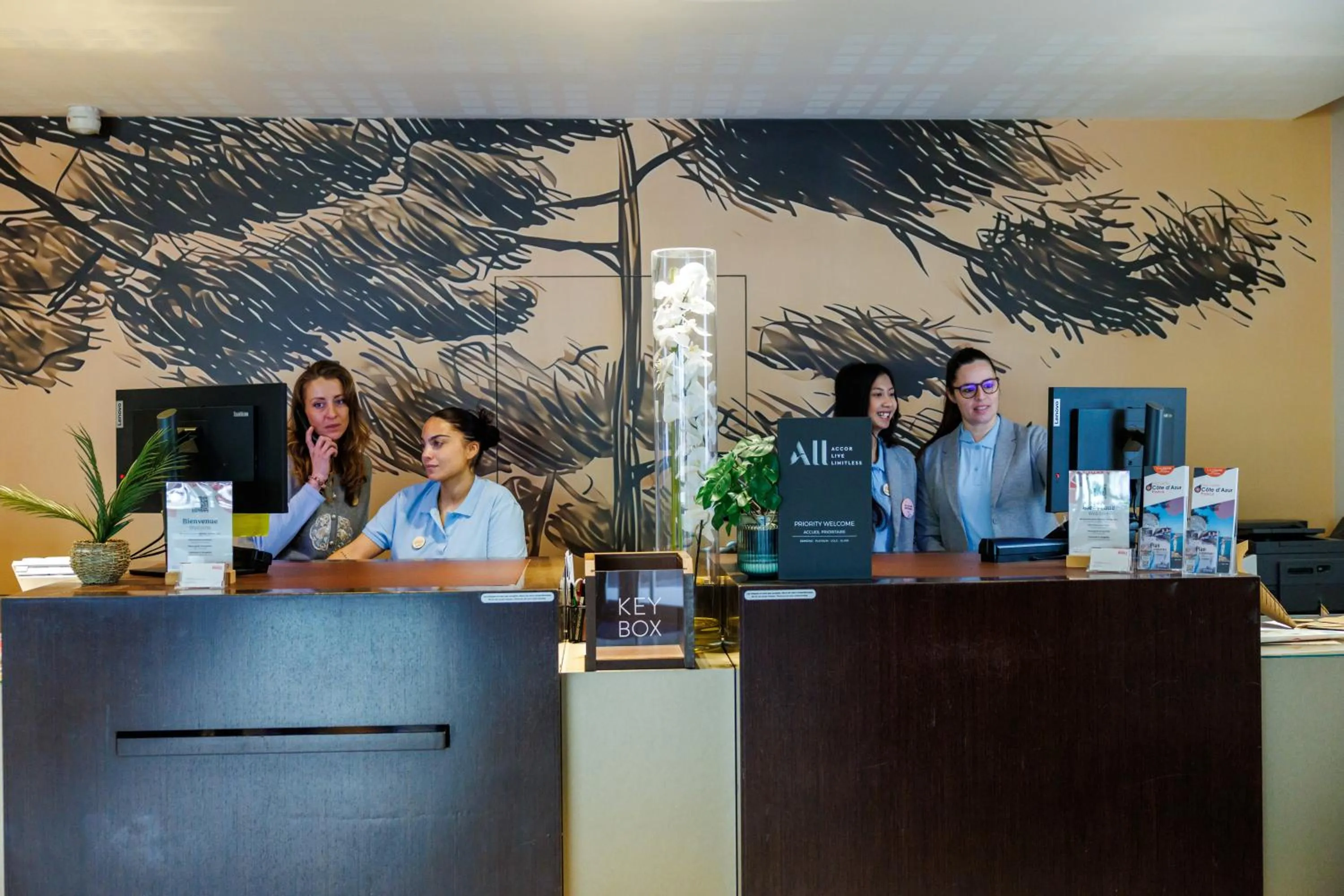 Staff in Adagio Nice Centre