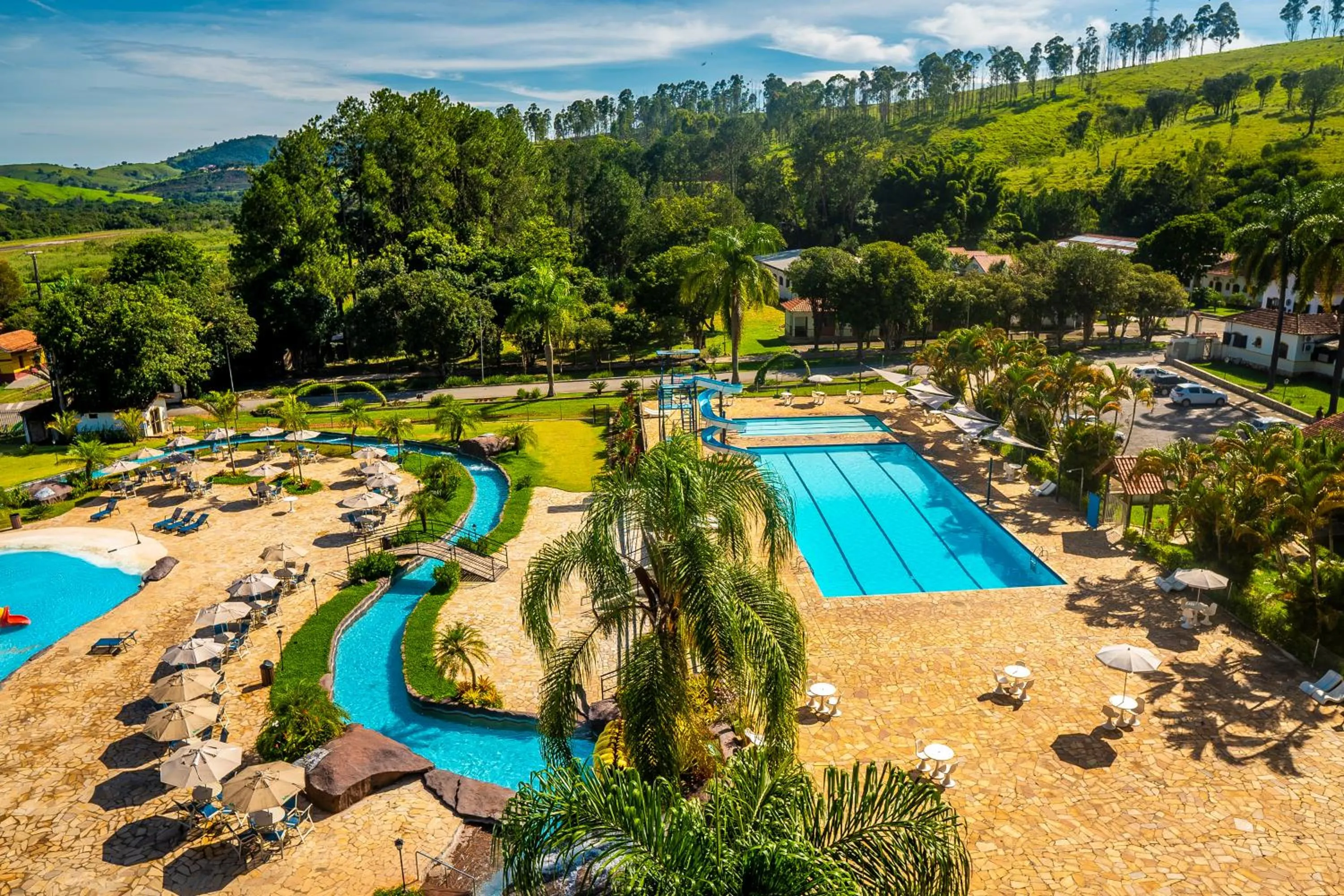 Pool view in Hotel Fazenda Ramon