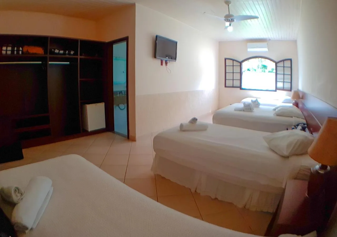 Bed in Hotel Fazenda Ramon