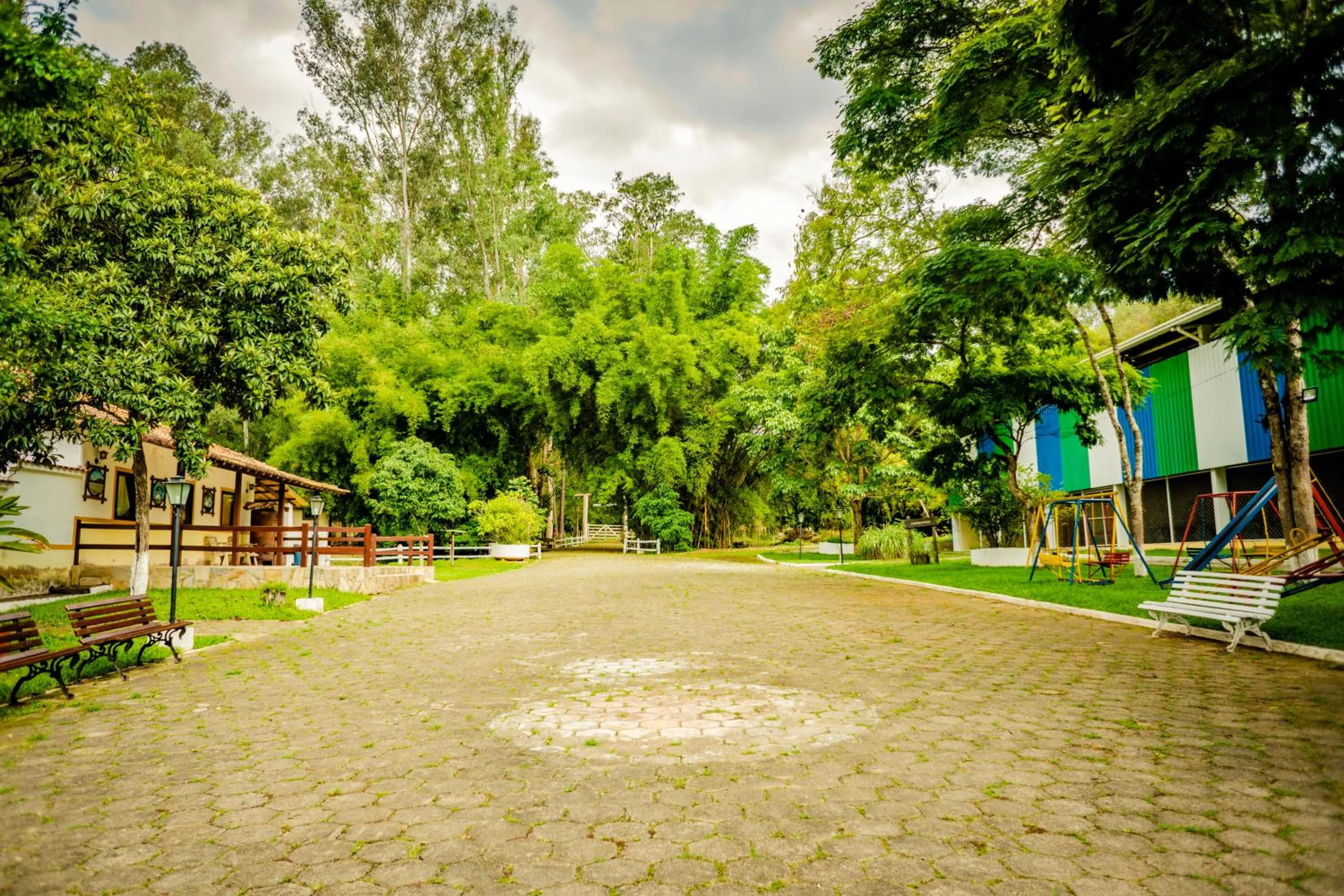 Patio in Hotel Fazenda Ramon