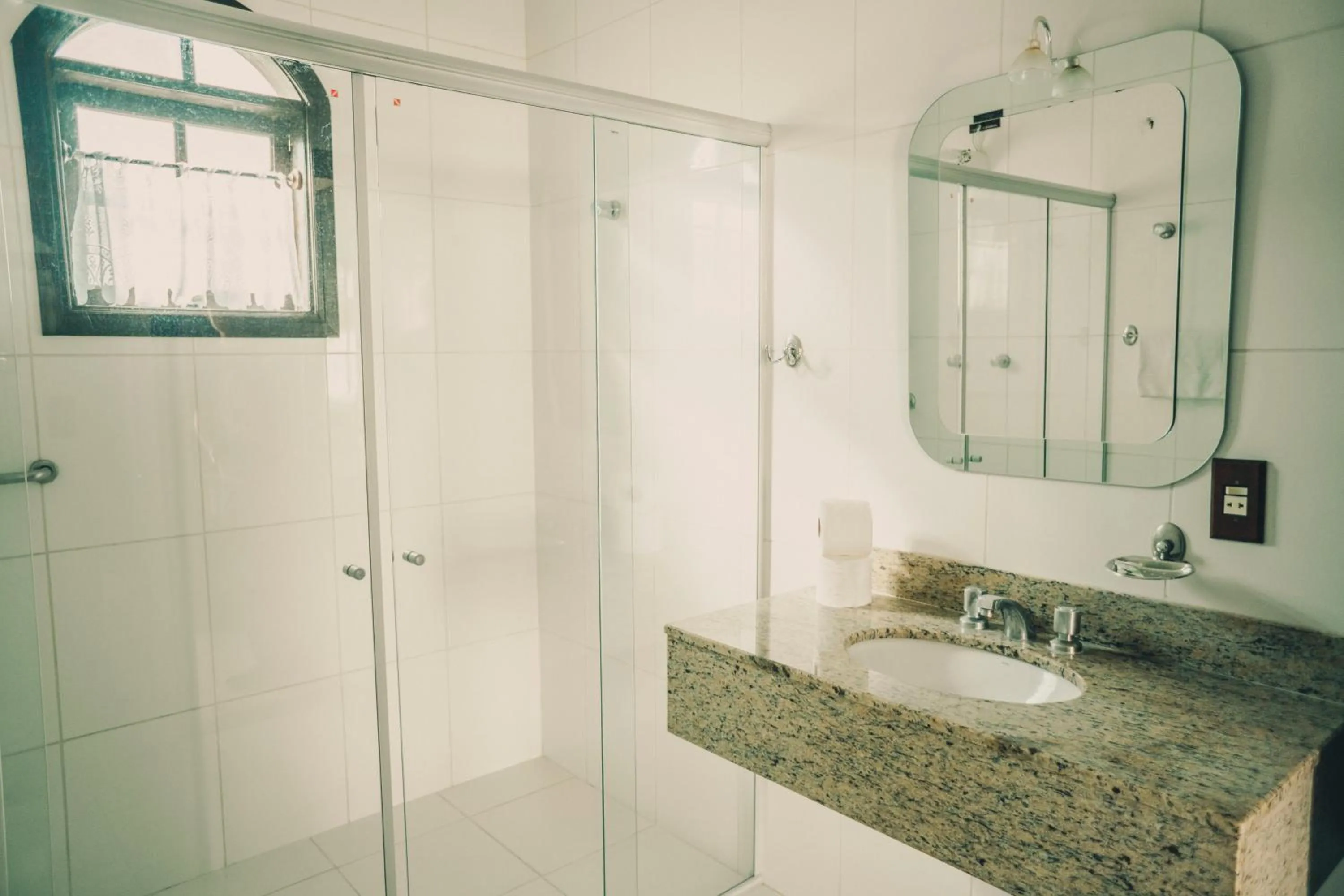 Shower in Hotel Fazenda Ramon