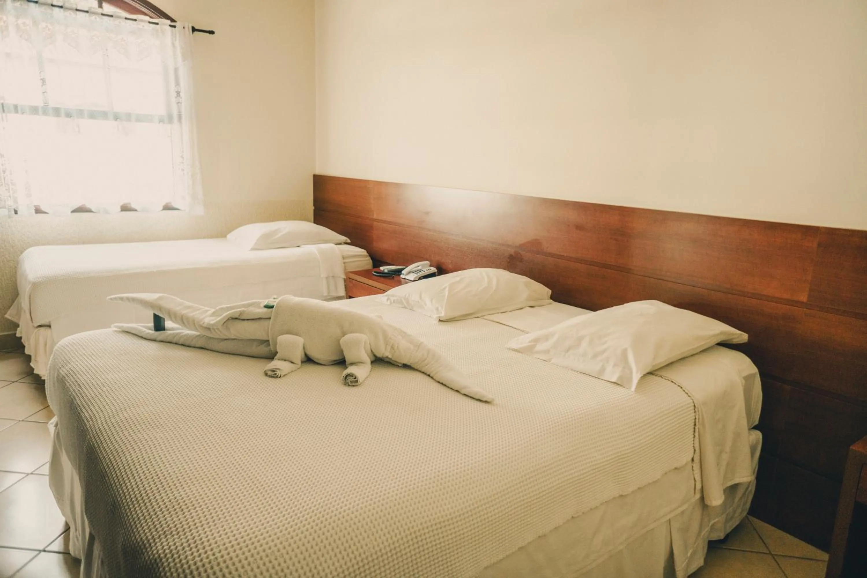 Bed in Hotel Fazenda Ramon