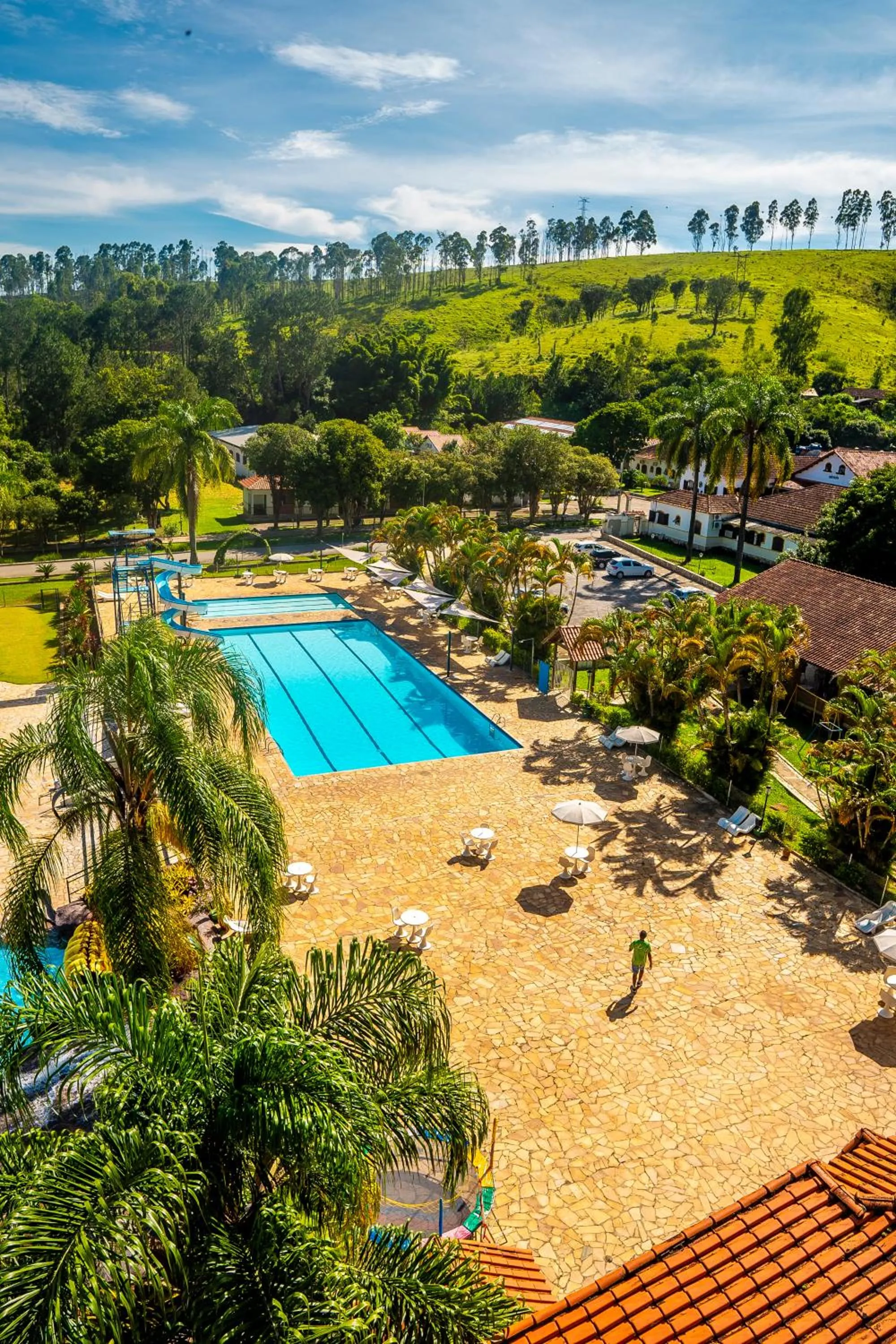 Pool view in Hotel Fazenda Ramon
