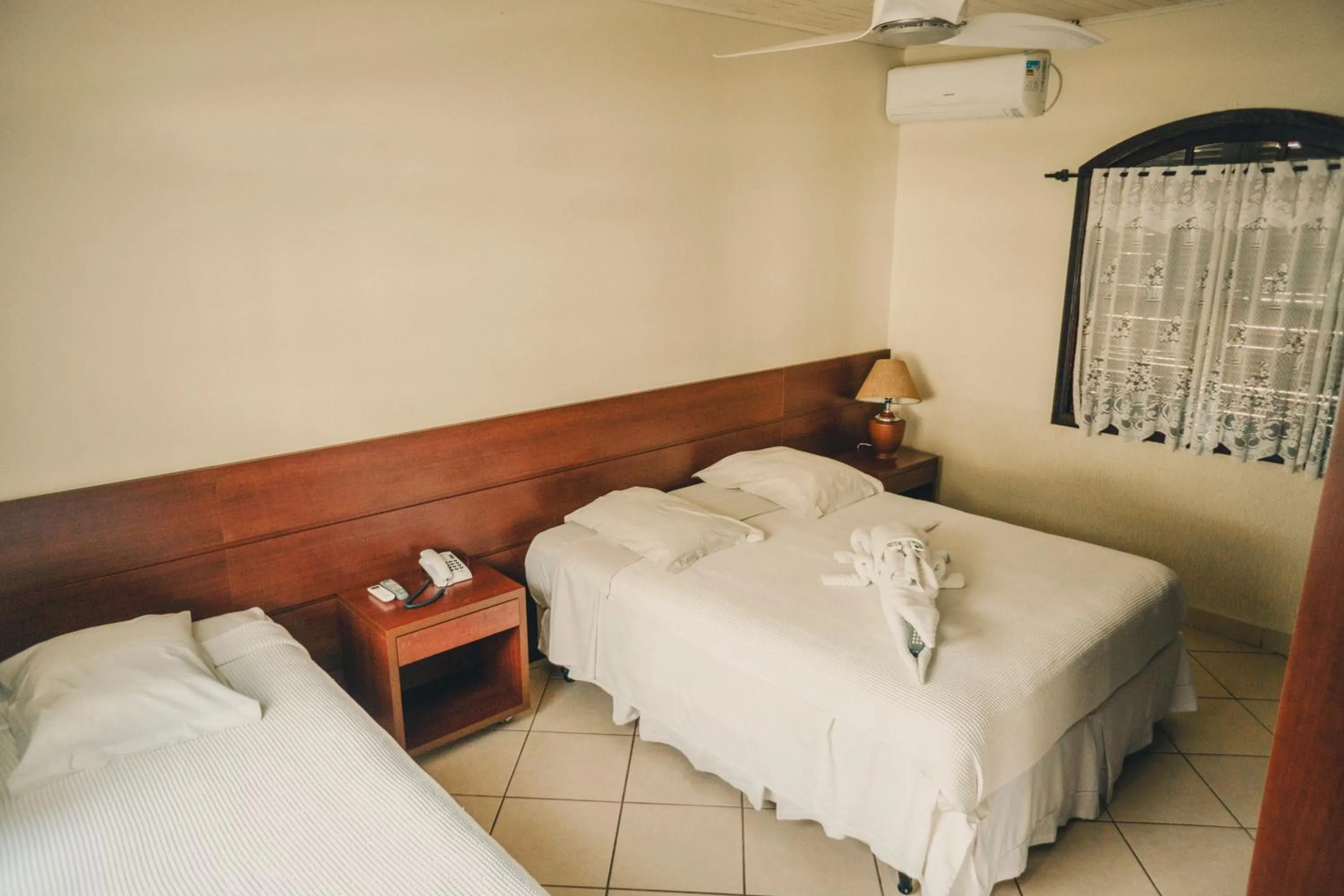 Bed in Hotel Fazenda Ramon