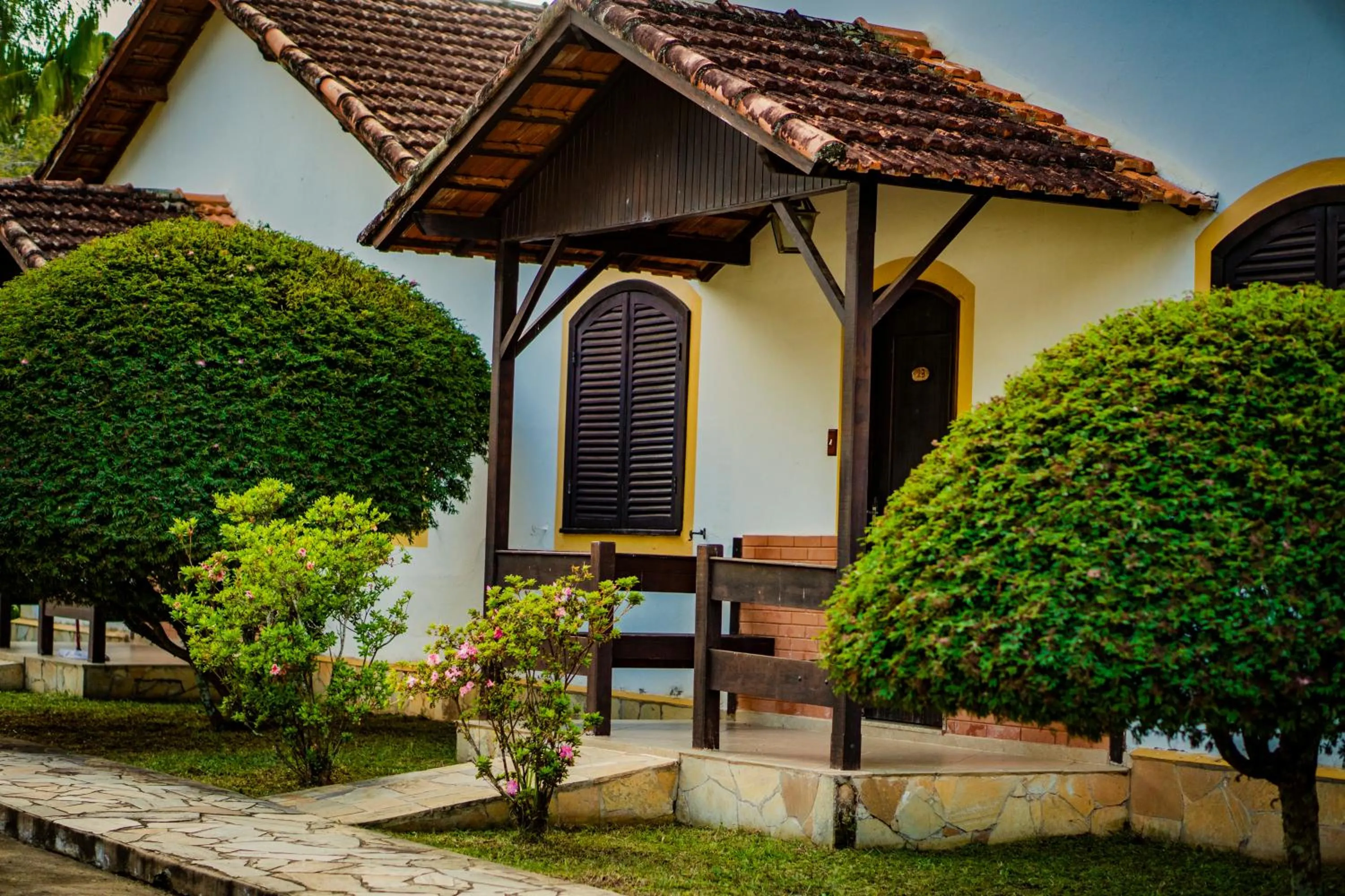 Patio in Hotel Fazenda Ramon