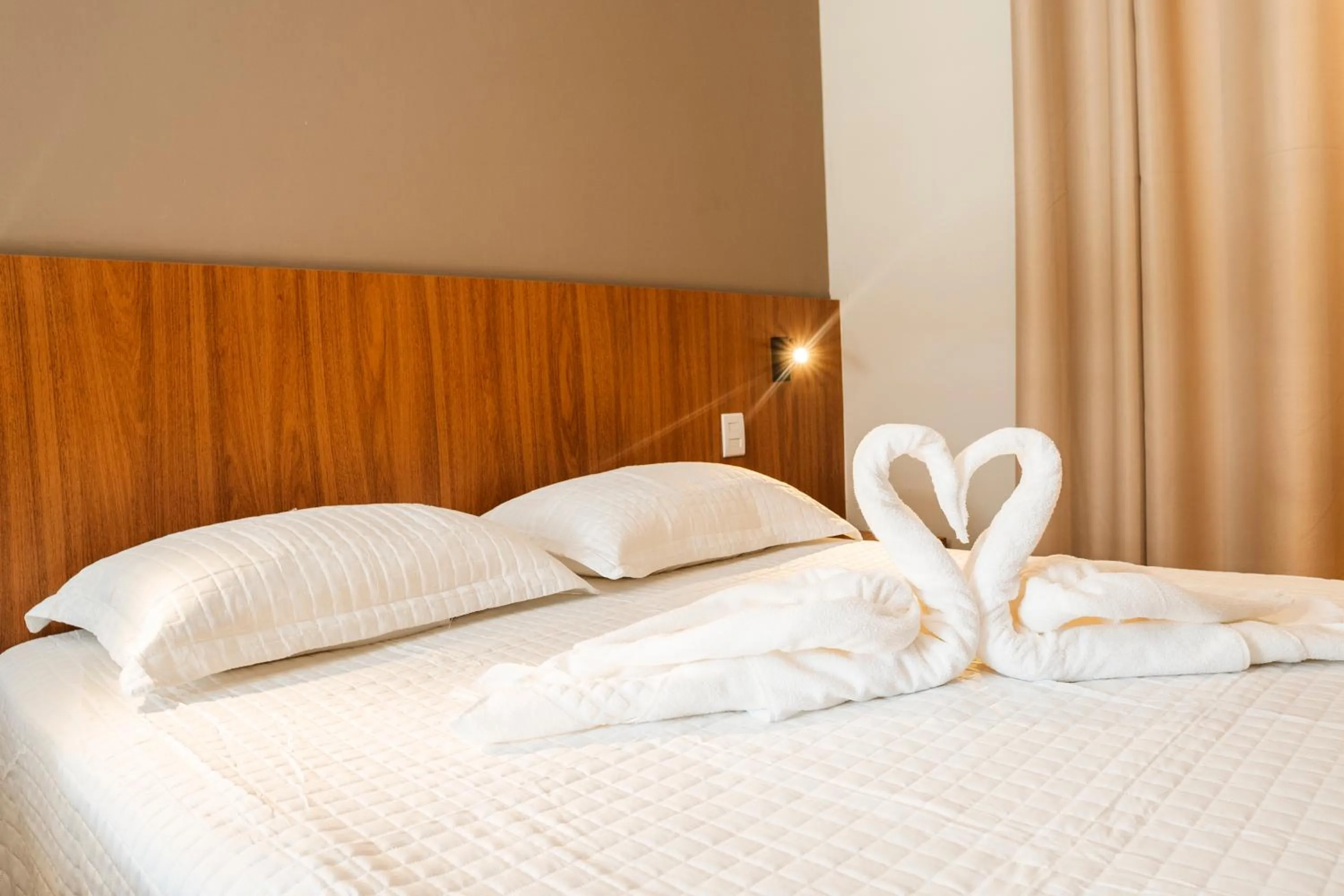 Bed in Hotel Fazenda Ramon