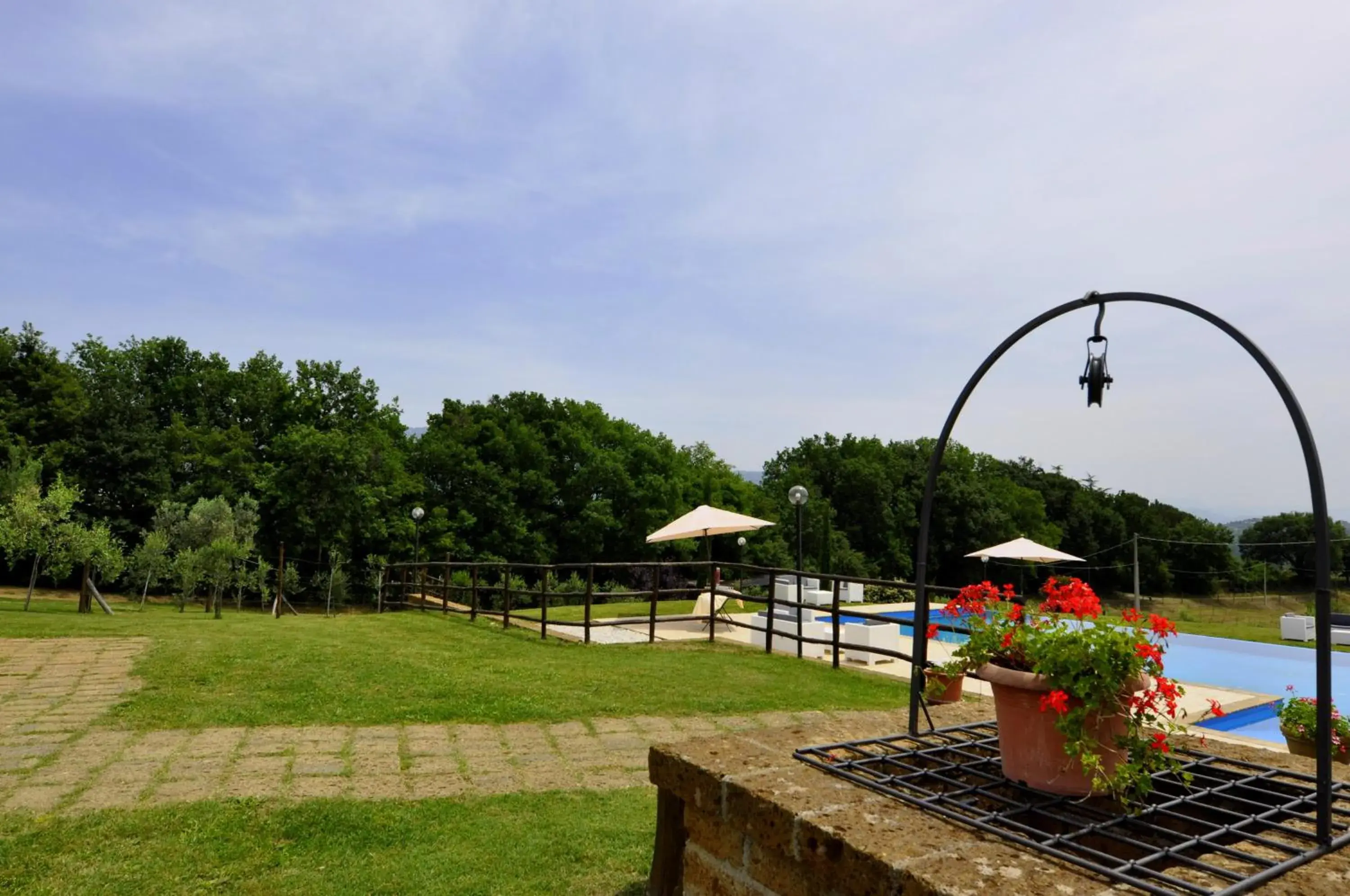 Swimming pool in Agriturismo Nociquerceto Swimming pool in Agriturismo Nociquerceto