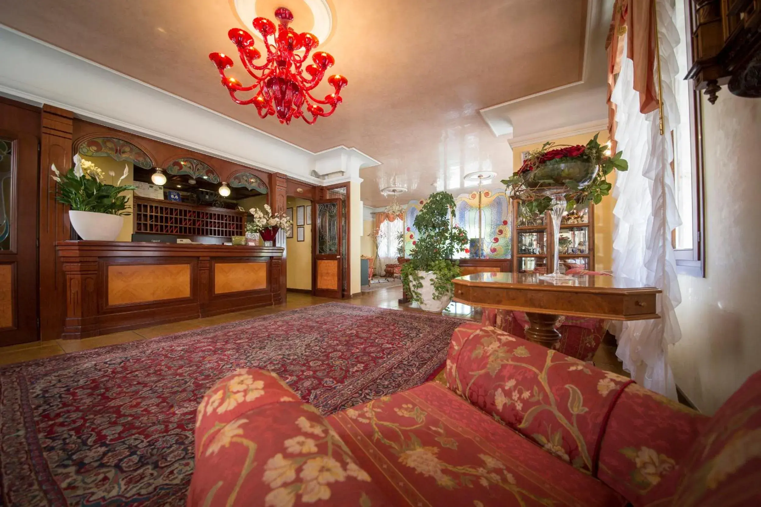 Lobby or reception in Hotel Spessotto Lobby or reception in Hotel Spessotto