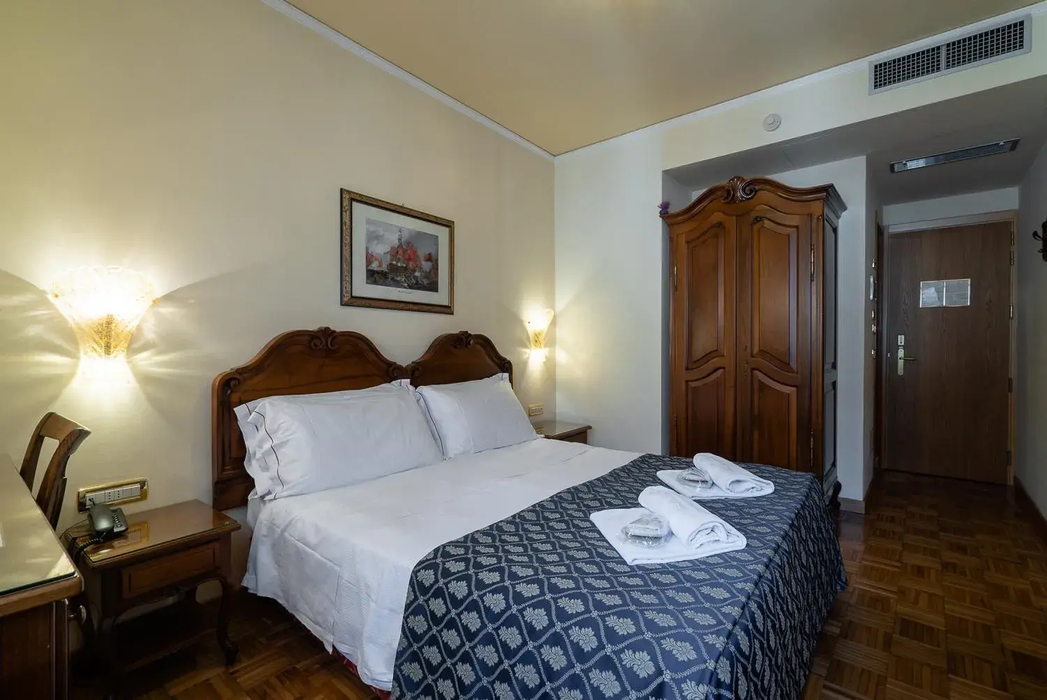 Bed in Hotel Spessotto Bed in Hotel Spessotto