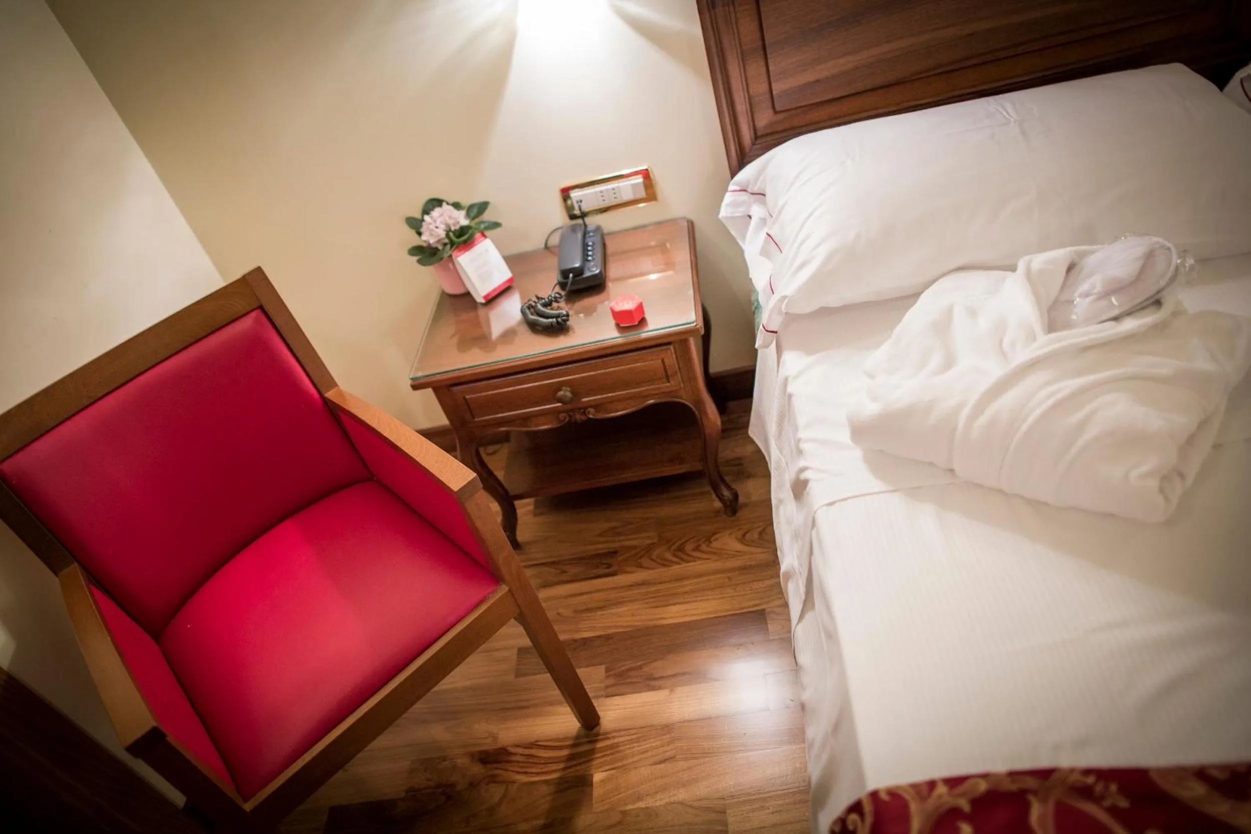 Decorative detail, Bed in Hotel Spessotto