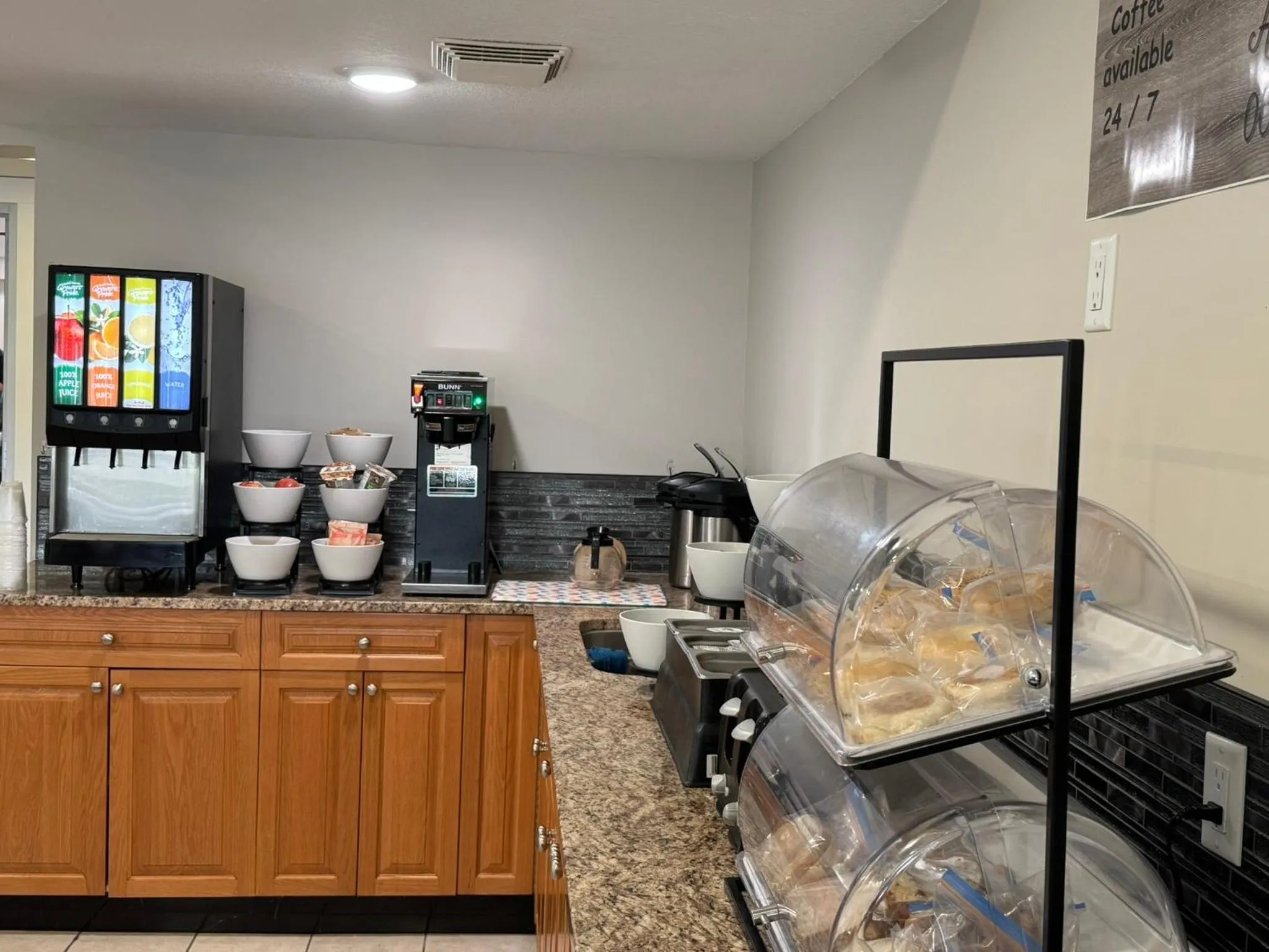 Breakfast in Western Budget Motel #1 & 2 Whitecourt