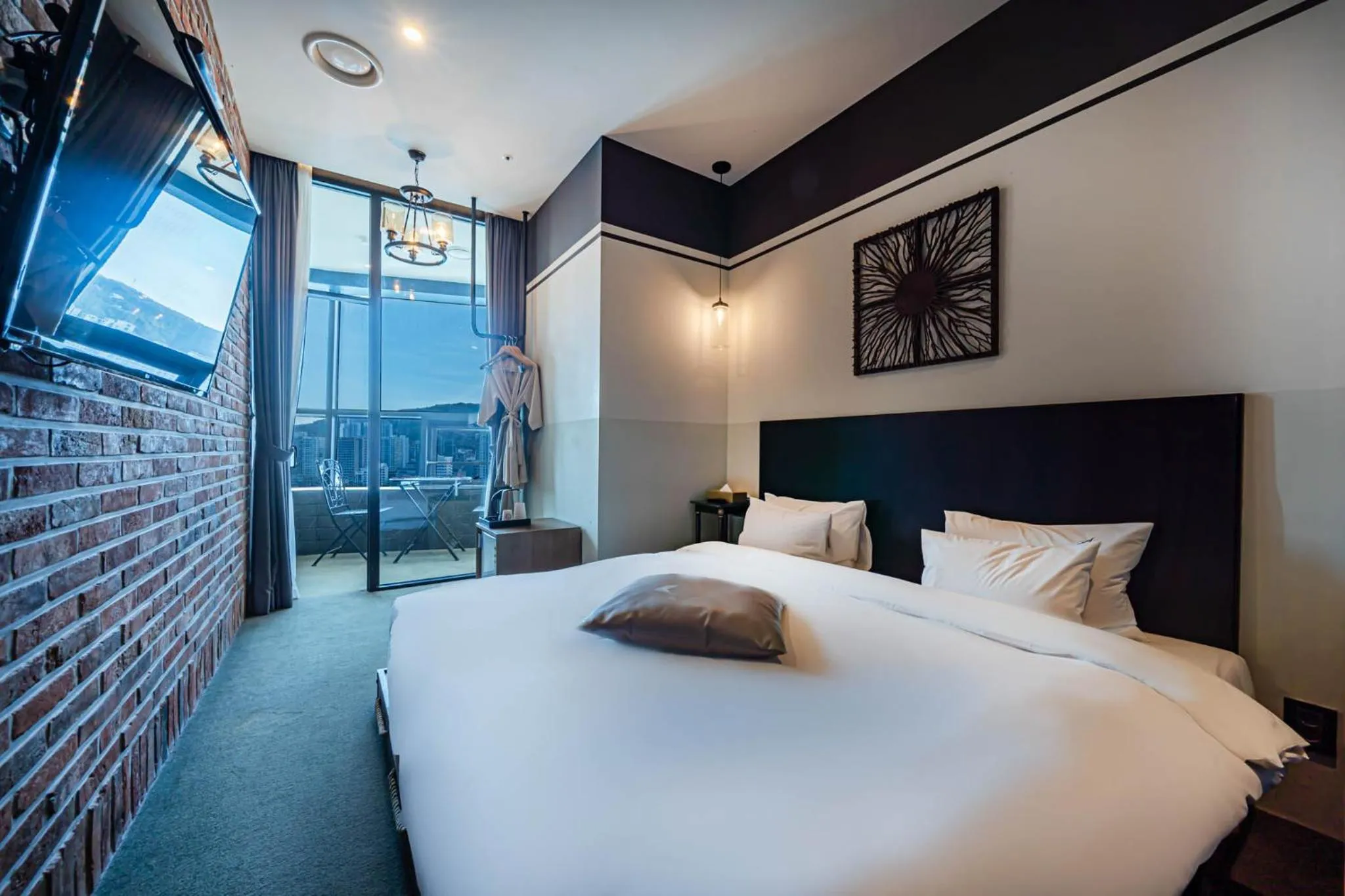 Bed in H Avenue Hotel Gwangalli branch