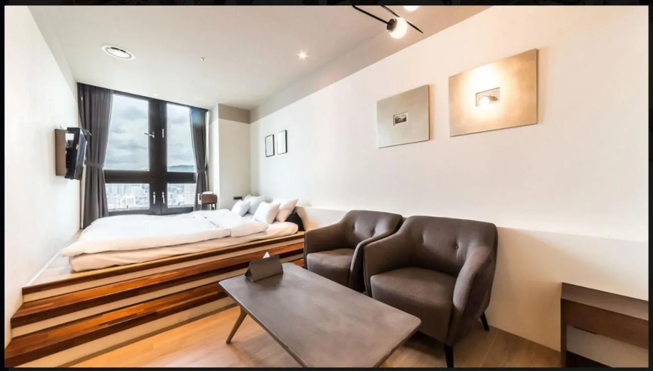 Bed in H Avenue Hotel Gwangalli branch