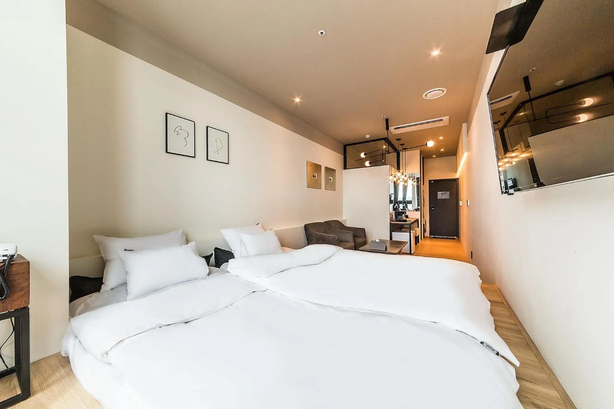 Bed in H Avenue Hotel Gwangalli branch