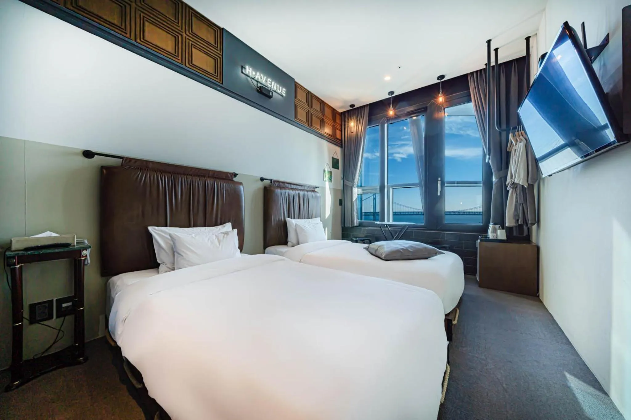 Bed in H Avenue Hotel Gwangalli branch