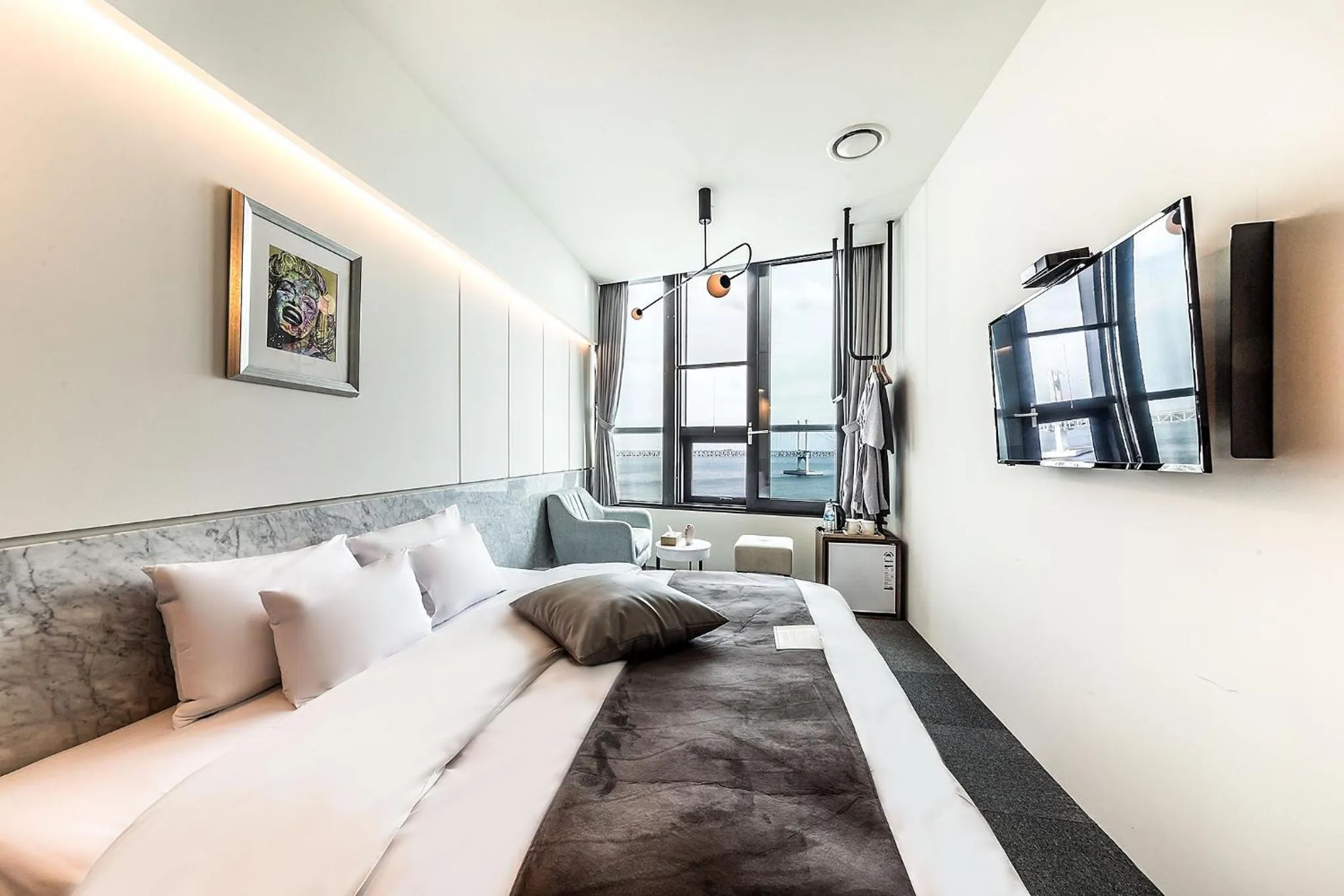 Bed in H Avenue Hotel Gwangalli branch