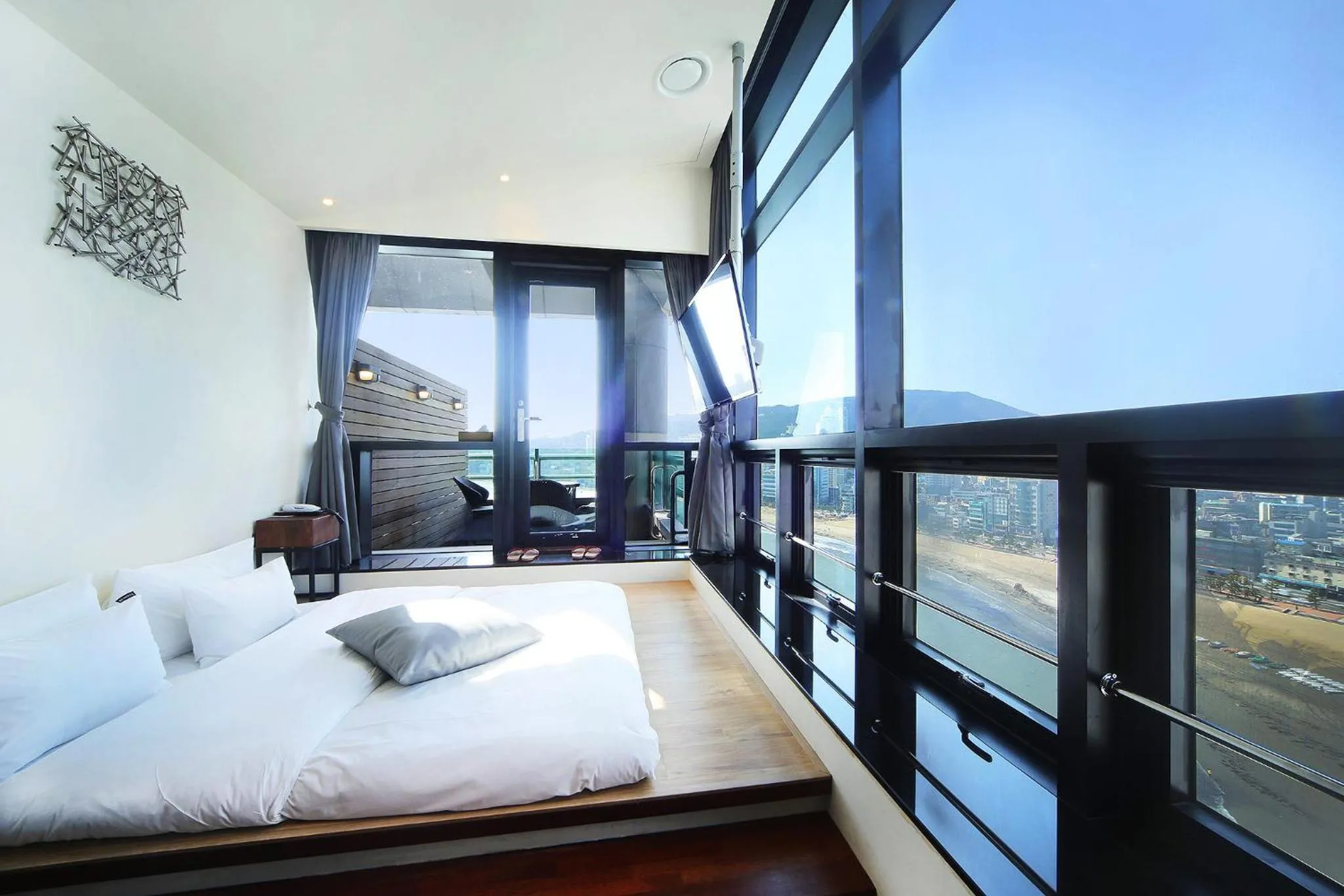 Bed in H Avenue Hotel Gwangalli branch