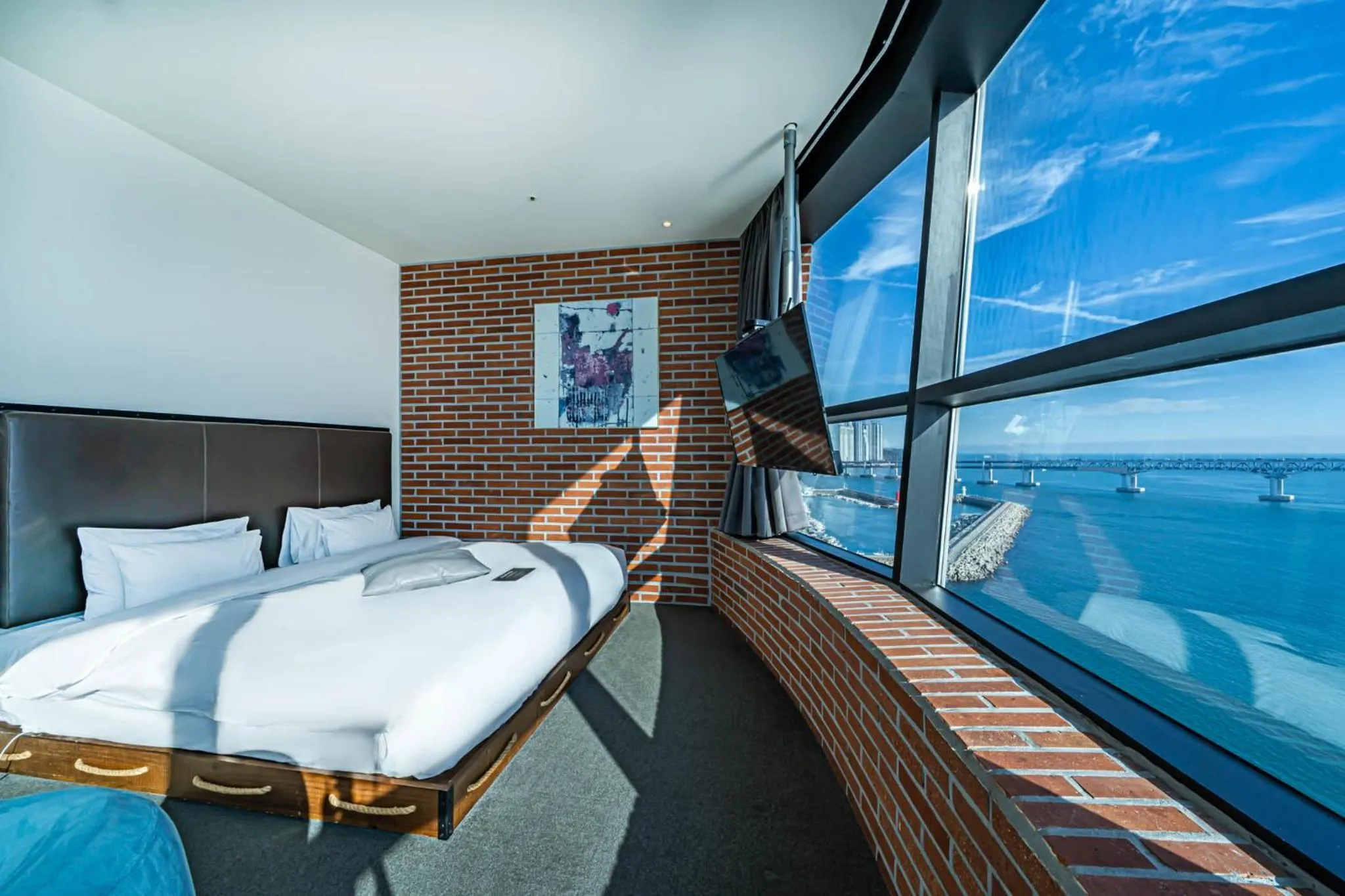 Bed in H Avenue Hotel Gwangalli branch