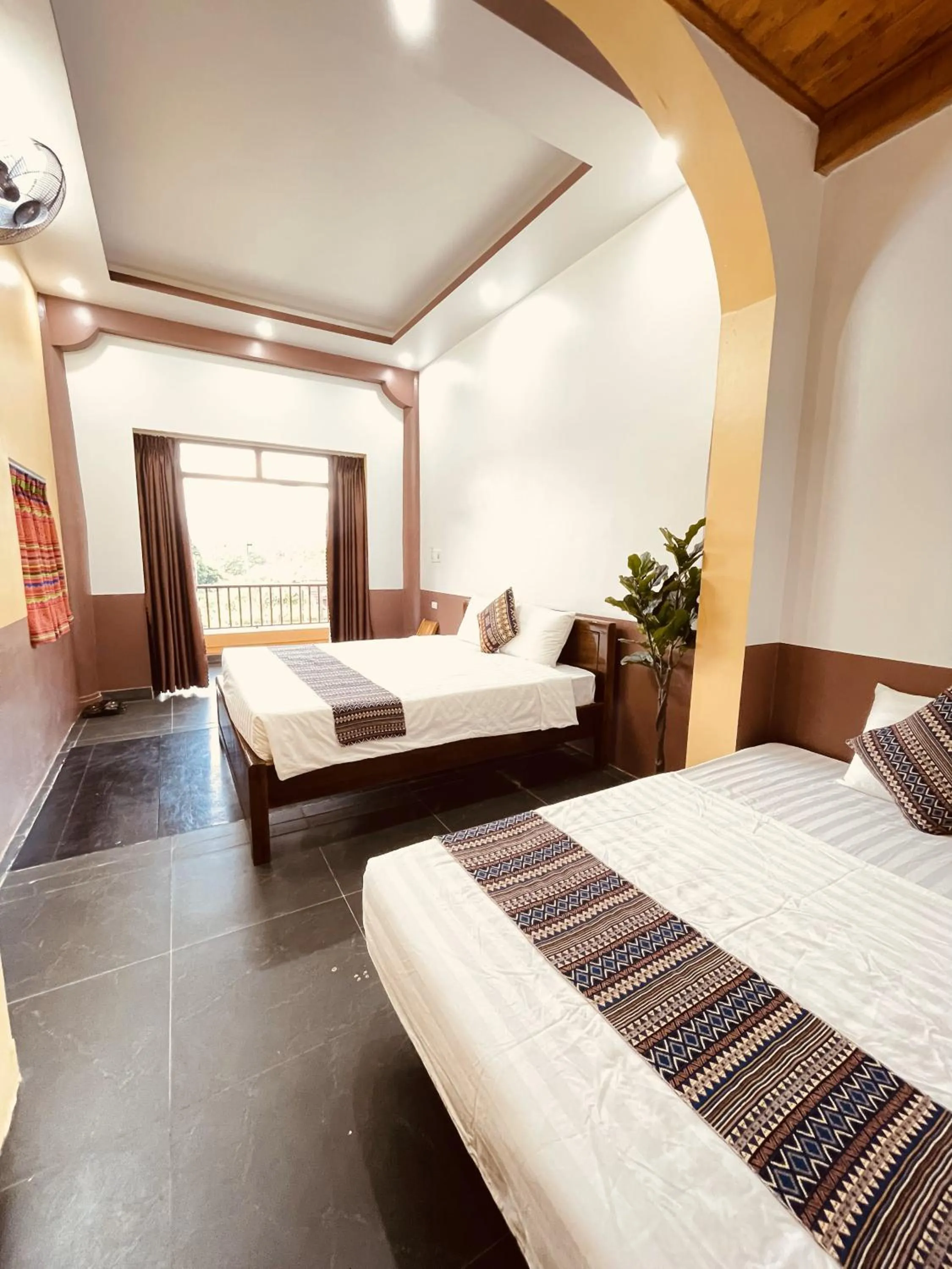 Bed in Wings Ha Giang Loop Bungalow