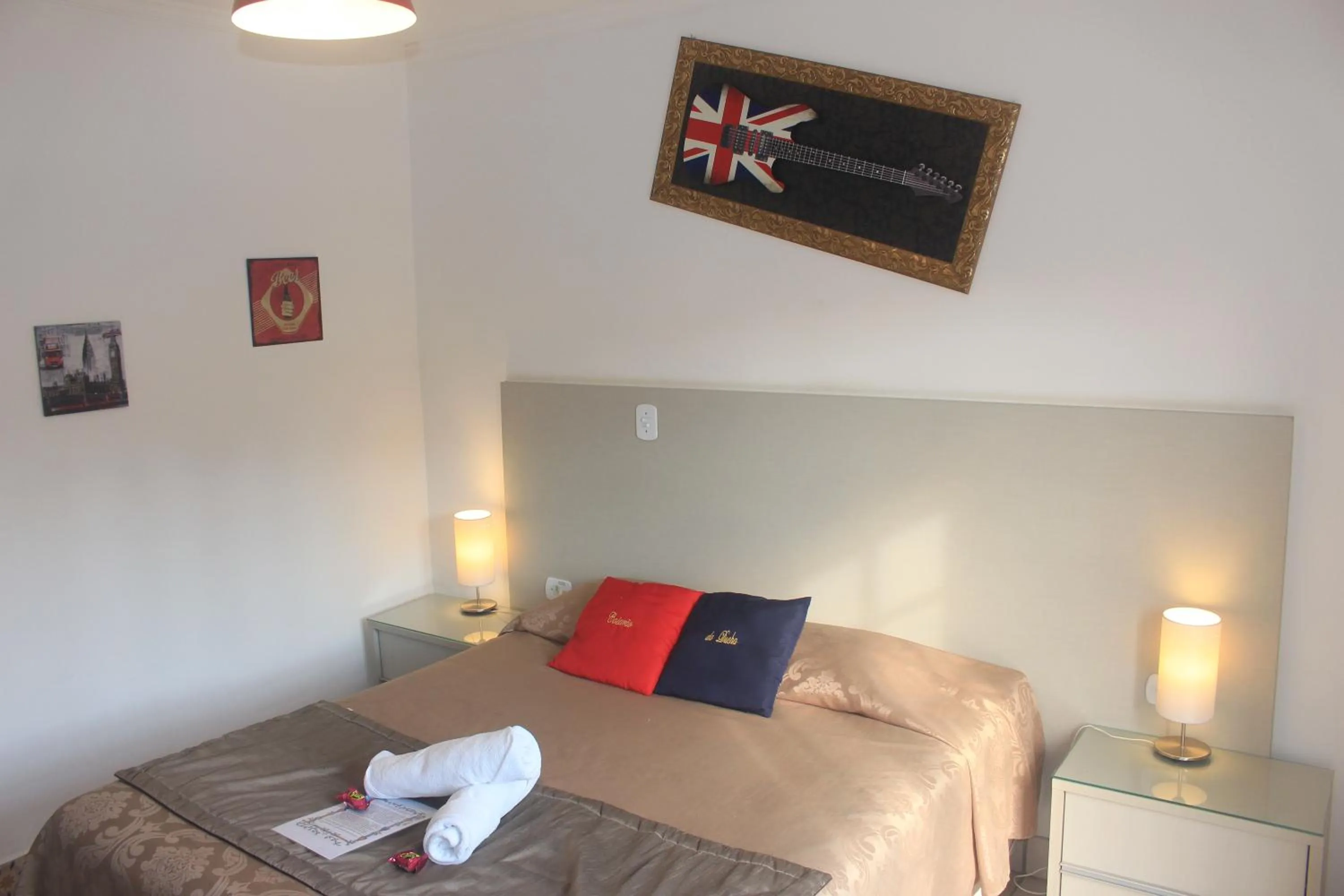 Bed in Casarão da Ducha hotel concept