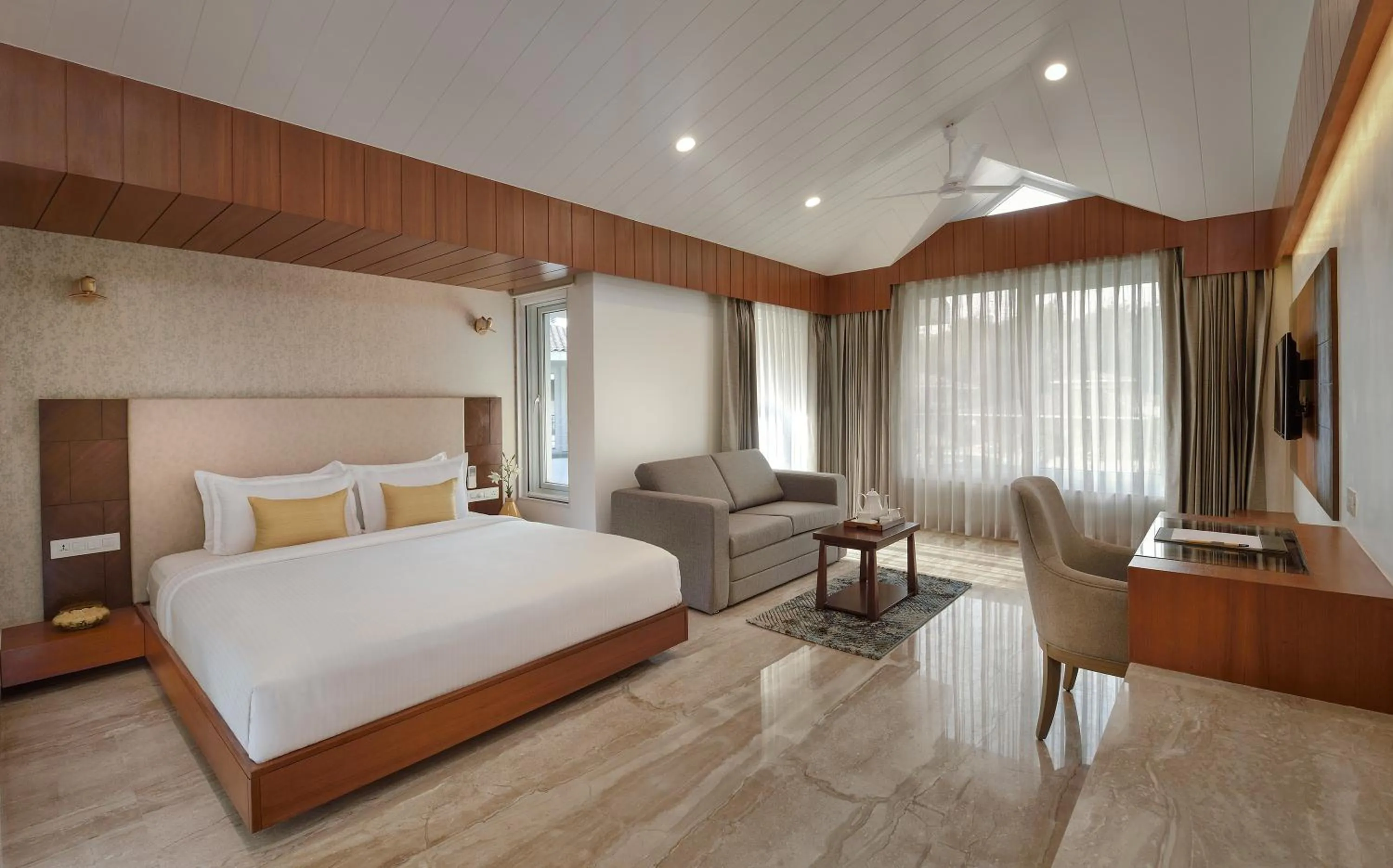 Photo of the whole room, Bed in Kabir Hotel & Spa