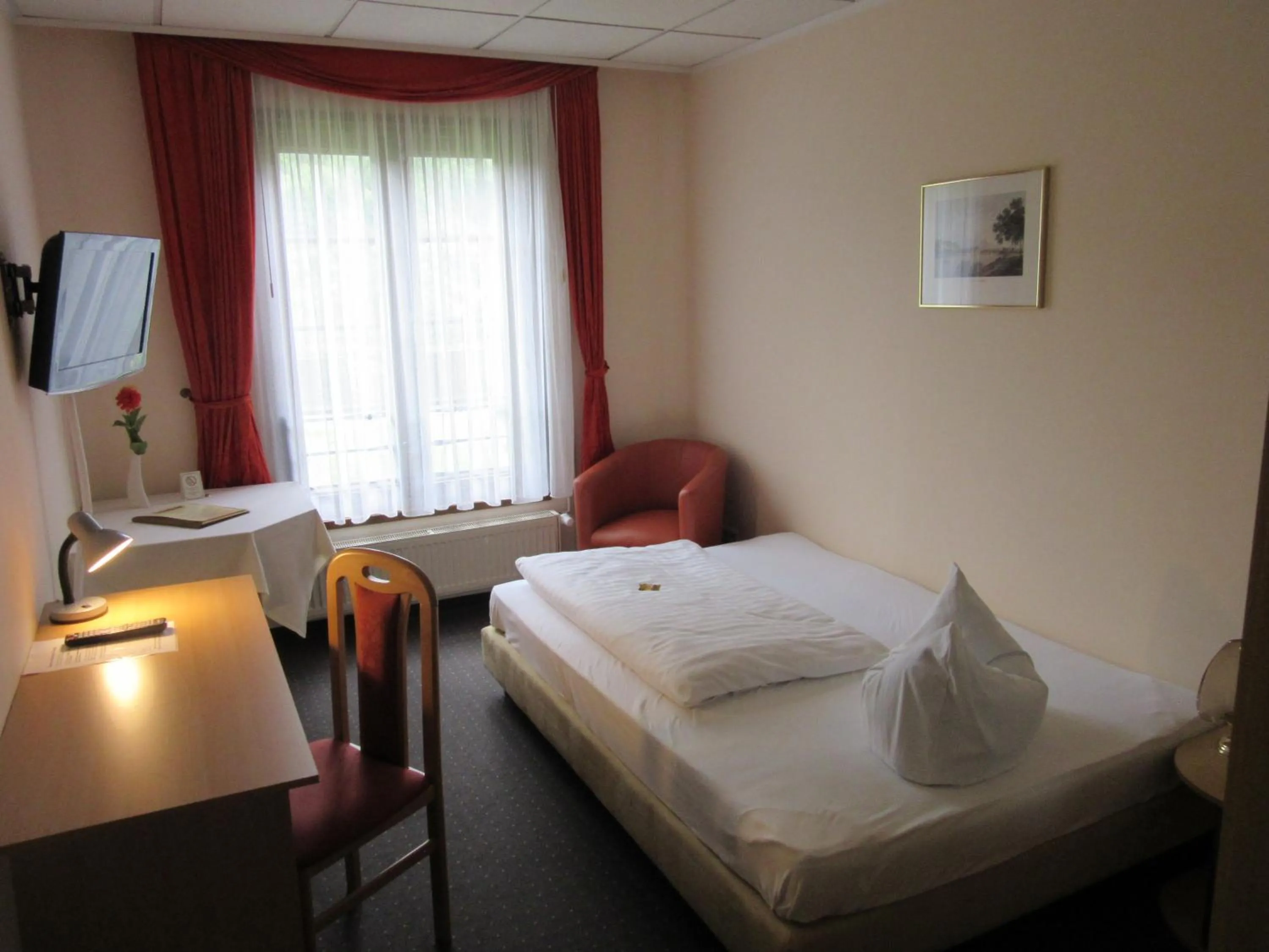 Decorative detail, Bed in Hotel Lindenhof