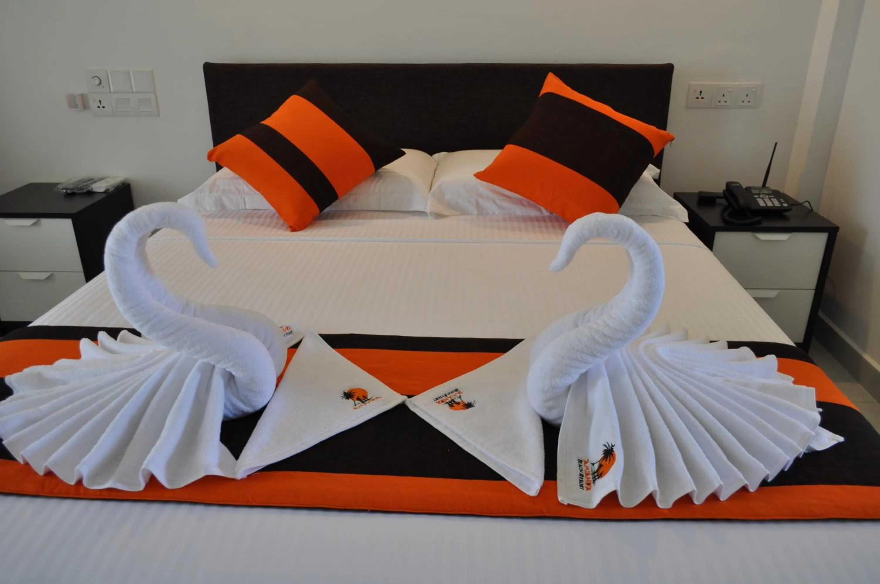 Bed in Amanda Beach Resort