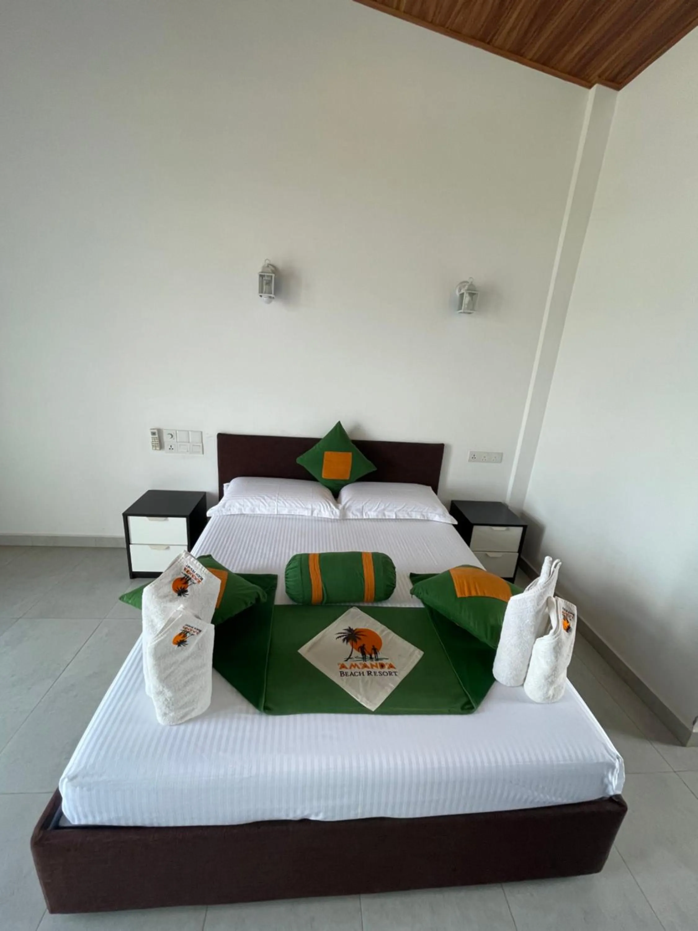 Bedroom, Bed in Amanda Beach Resort