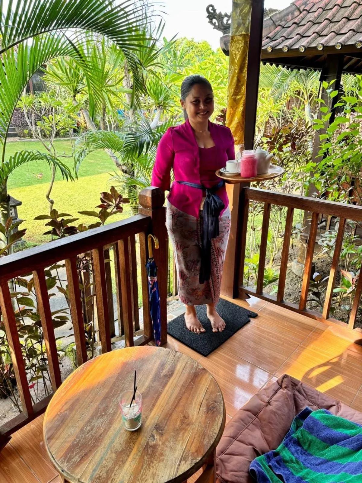 Staff in Island Garden Huts Lembongan