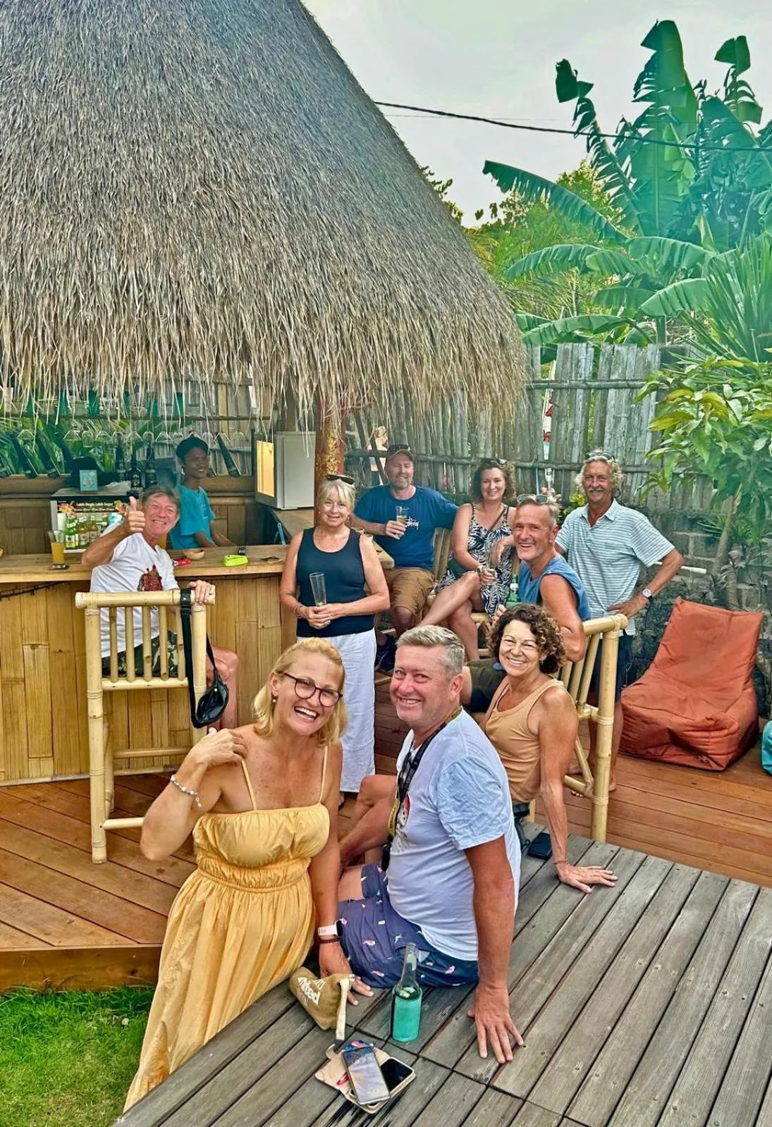 Lounge or bar in Island Garden Huts Lembongan