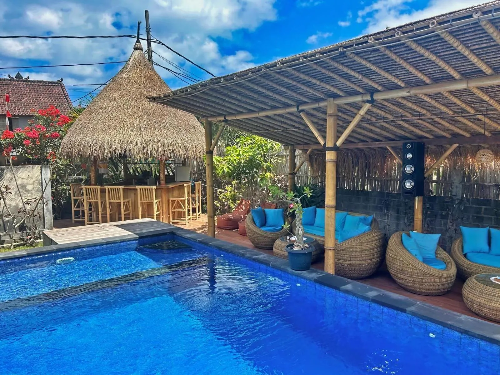 Lounge or bar in Island Garden Huts Lembongan