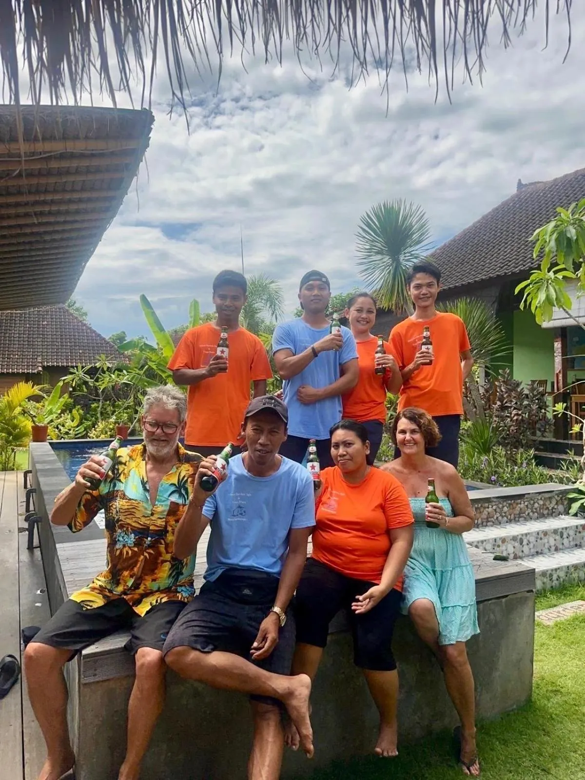 Staff in Island Garden Huts Lembongan