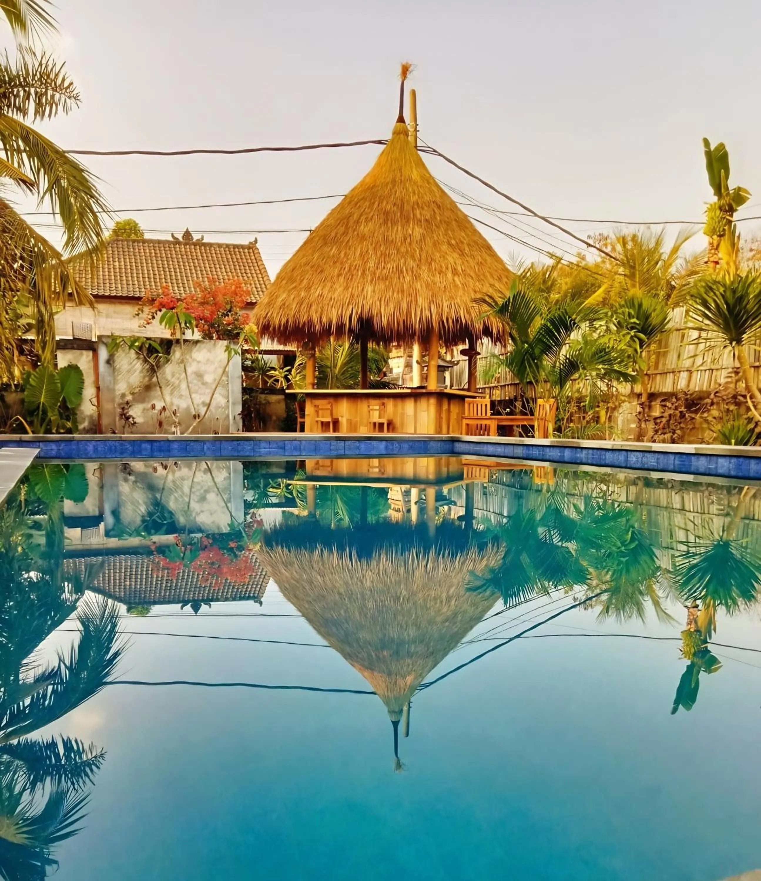 Swimming pool in Island Garden Huts Lembongan