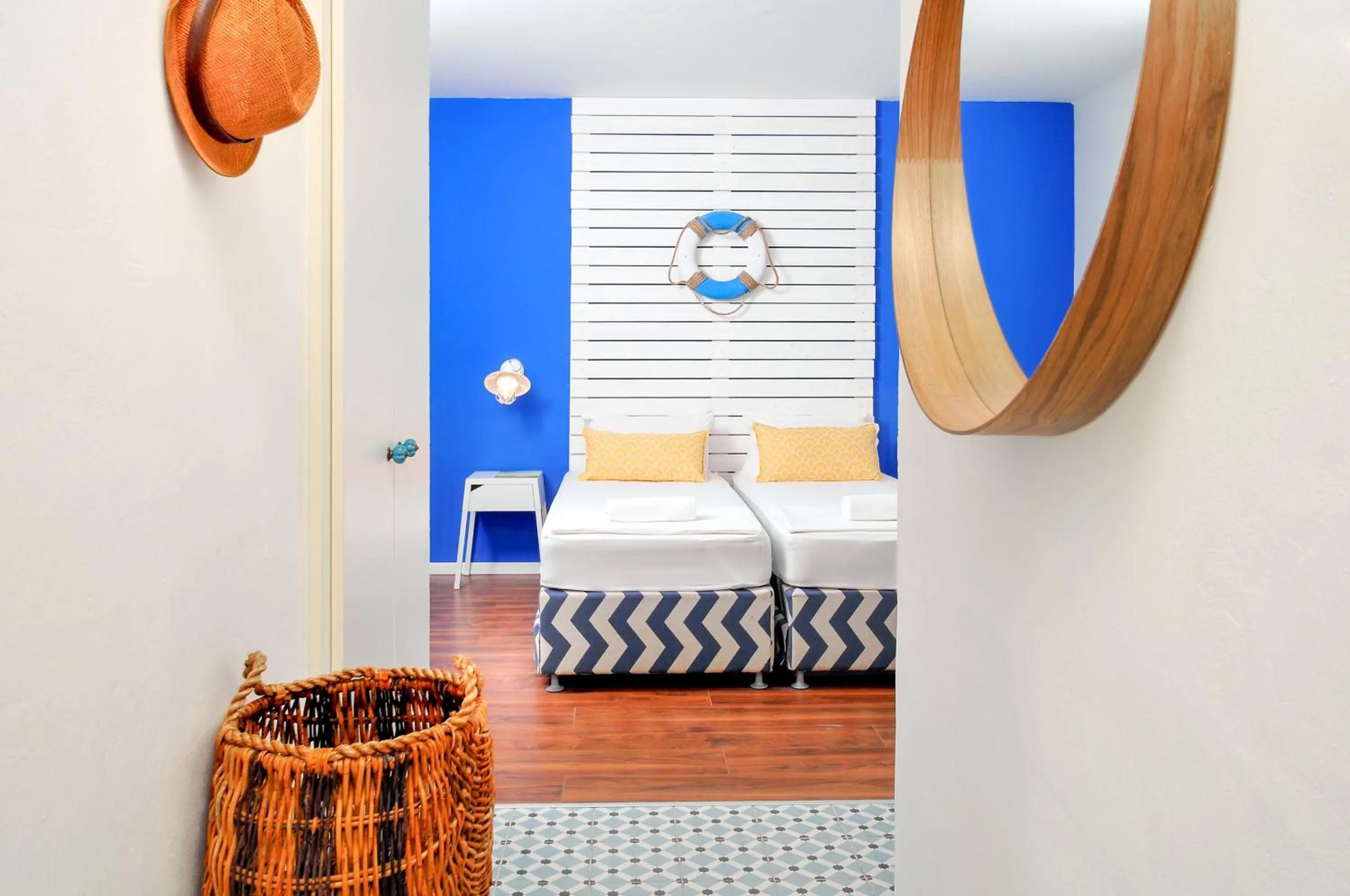 Photo of the whole room, Bed in Travel Hotel Gesher Haziv