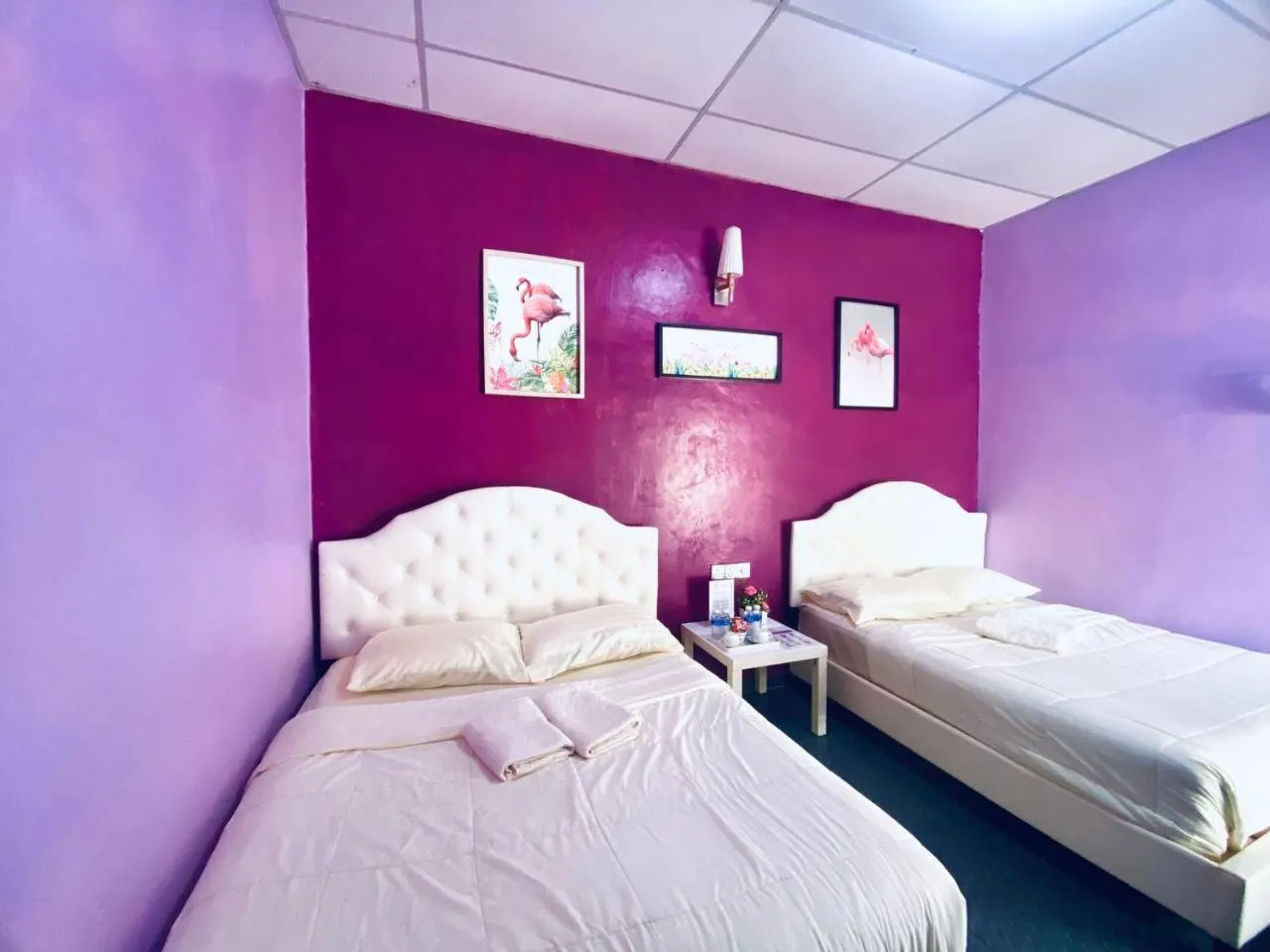 Bed in Taman Negara River View Lodge