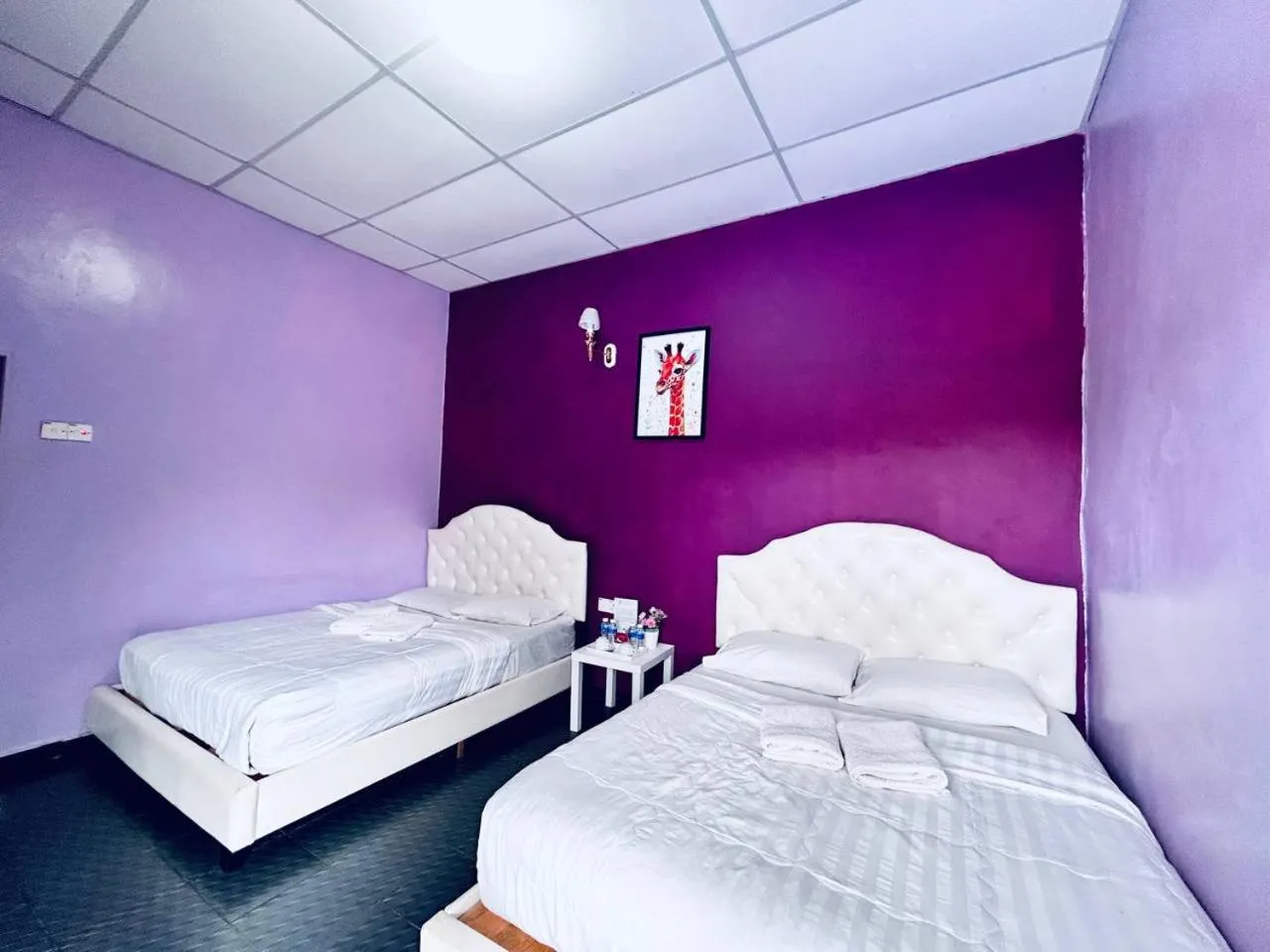 Bed in Taman Negara River View Lodge