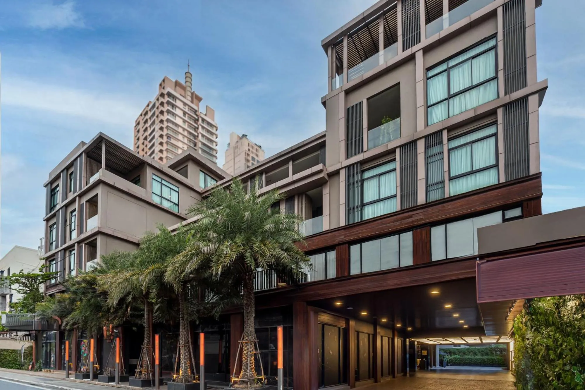 Property building in Metropolis Suites Bangkok, Tapestry Collection by Hilton