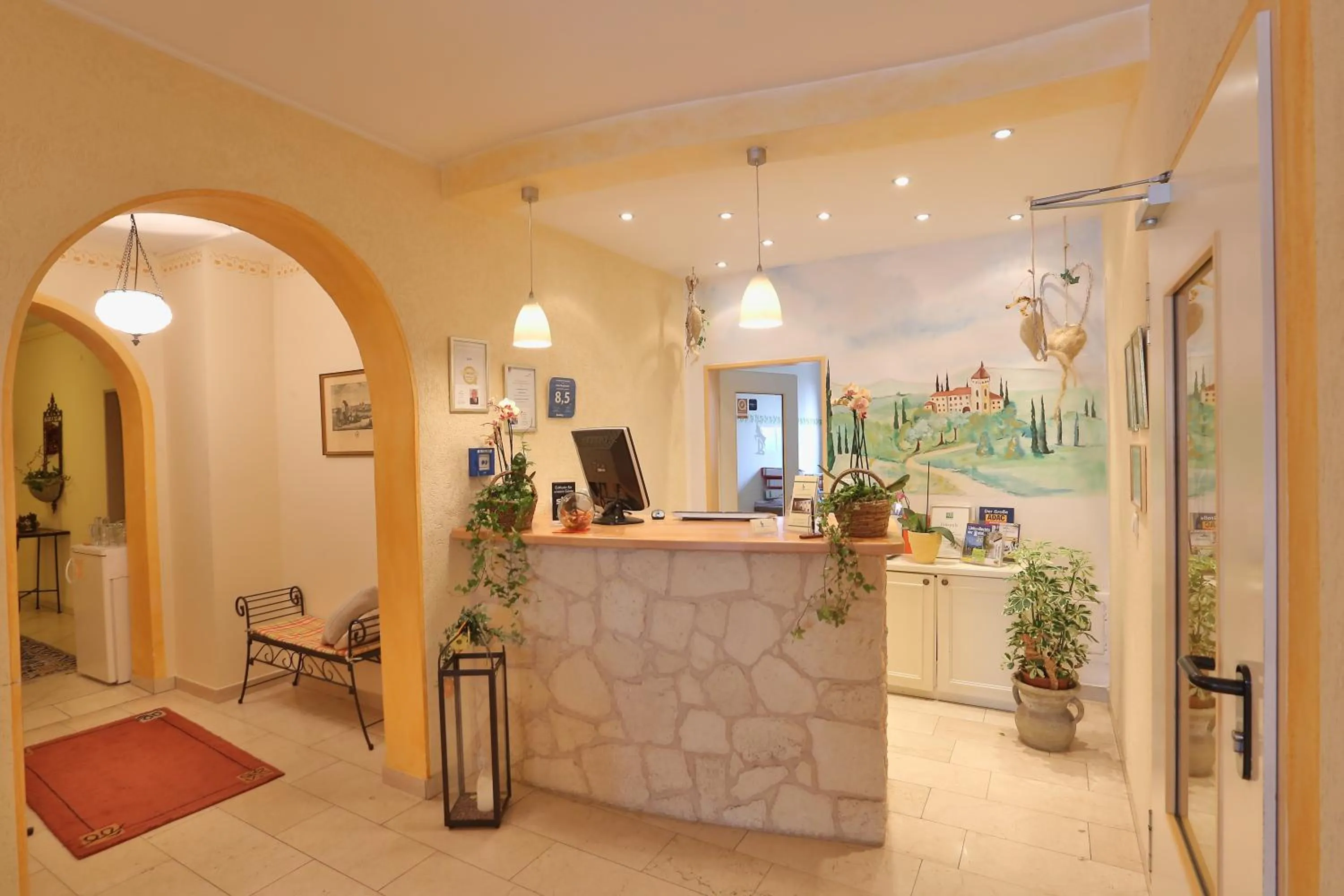 Lobby or reception in Hotel Bockmaier
